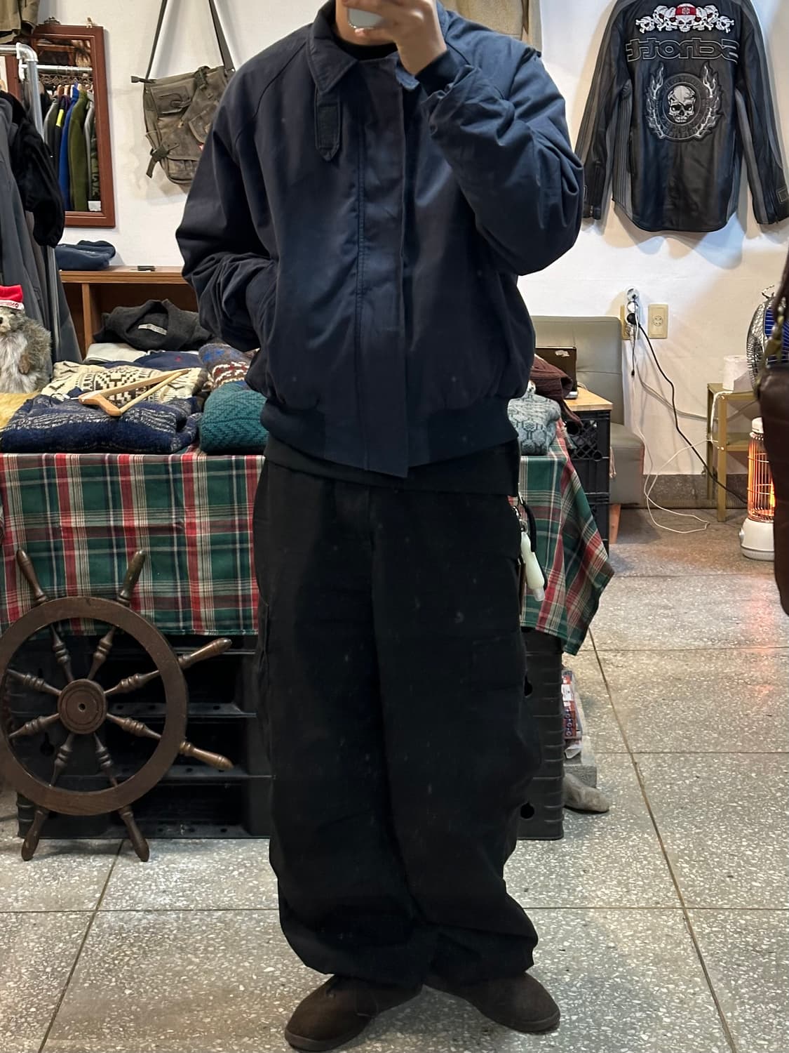 90's 미 해군 유틸리티 자켓 상품이미지7