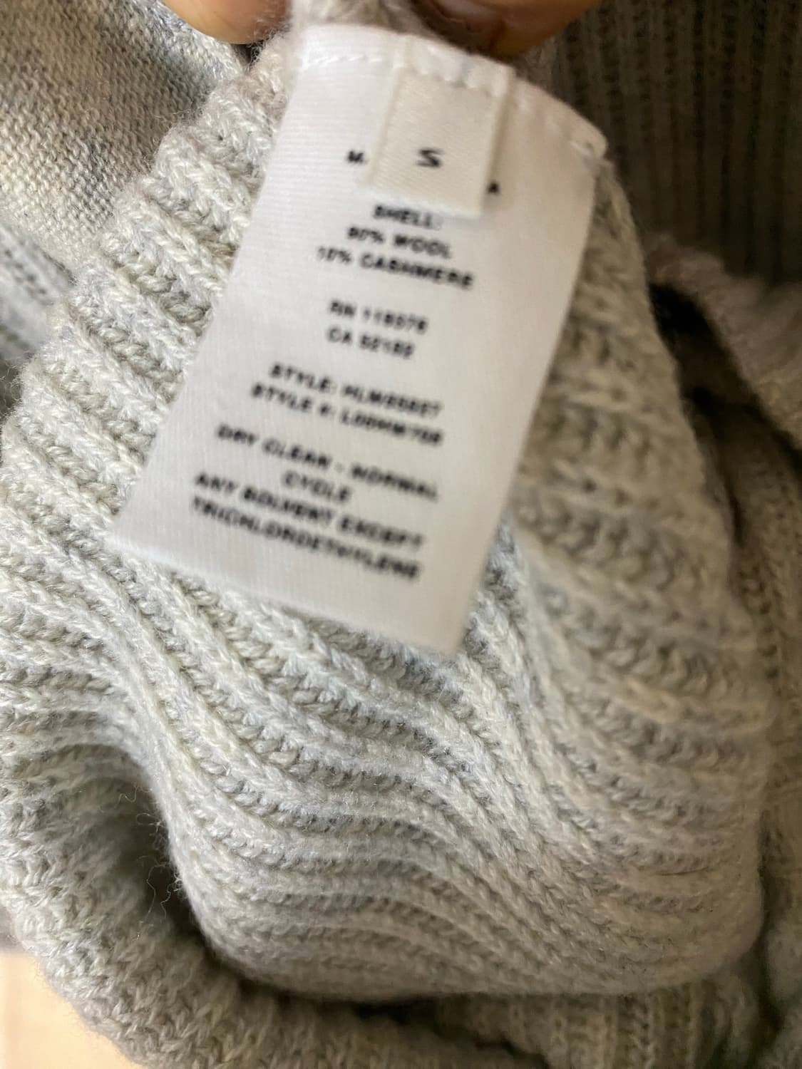 Helmut lang 캐시미어 점프수트 롬퍼 S 상품이미지6