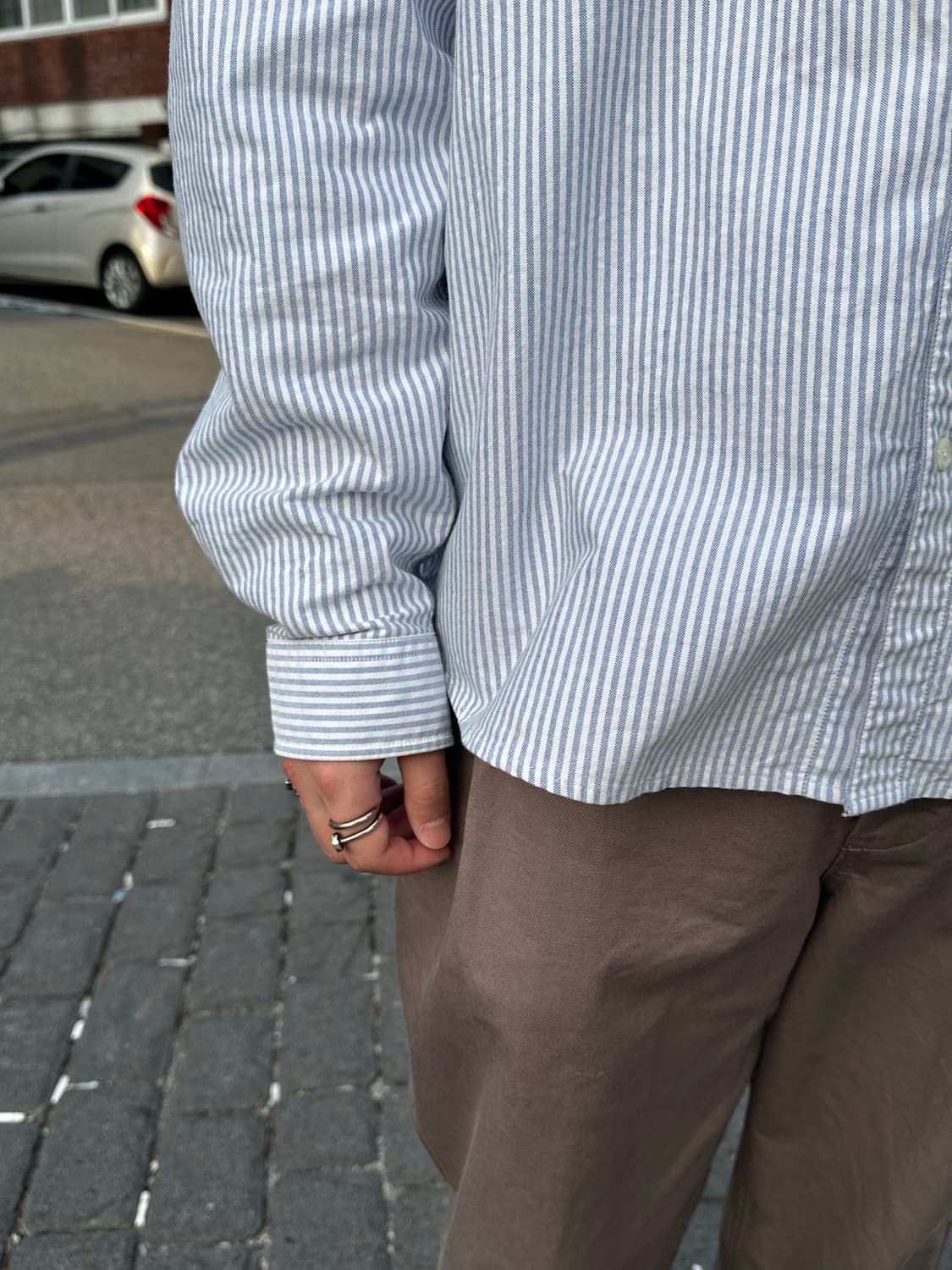 홀리선 Jane Oxford Stripe Shirt 상품이미지5
