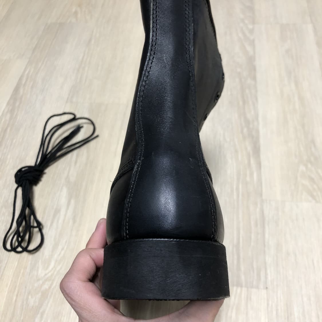 (250) 80's 데드스탁 새상품 미공군 에디슨 슈 컴퍼니 비행 부츠 상품이미지6