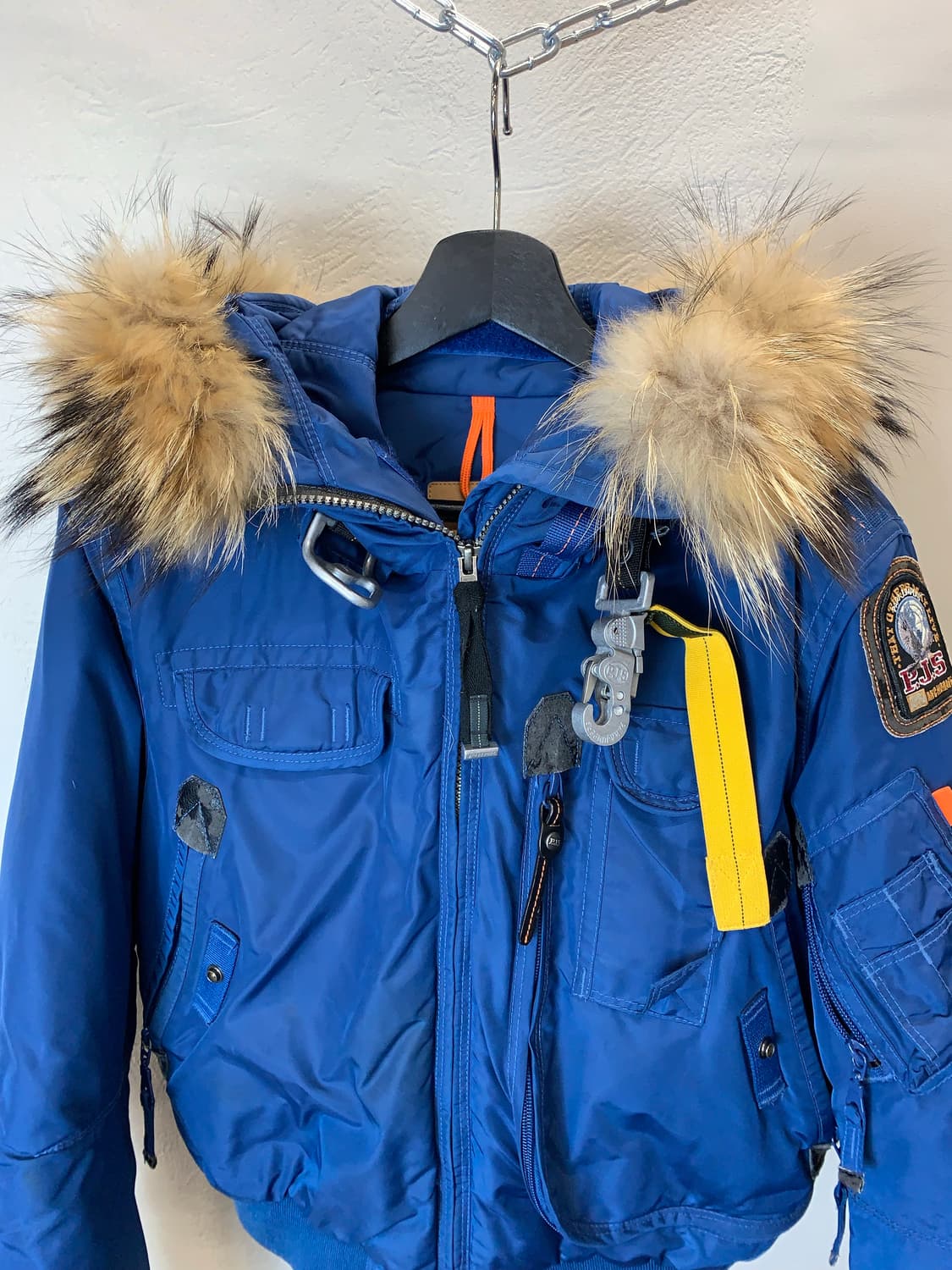 파라점퍼스 퍼 후드 크롭패딩 상품이미지2