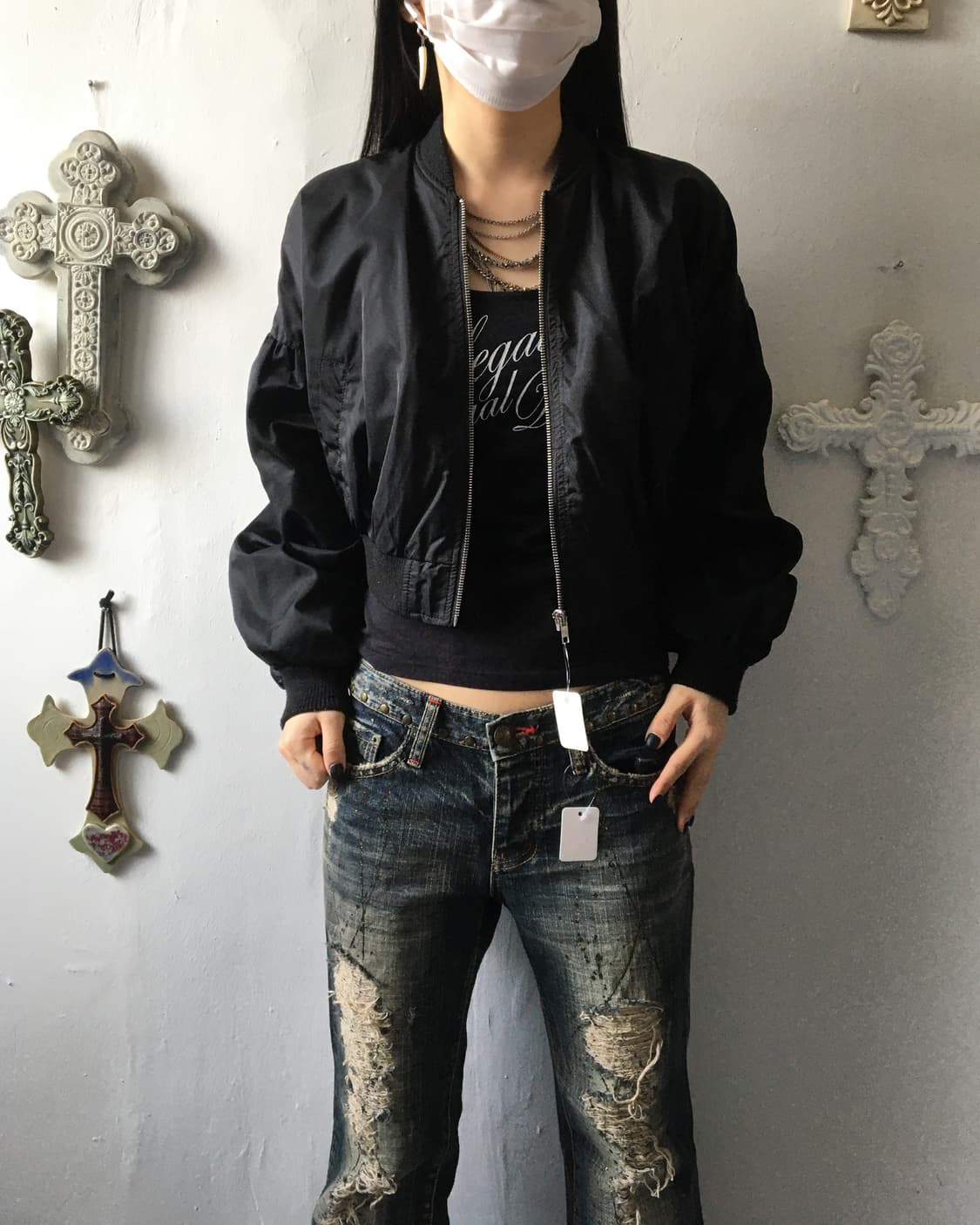 Crop ma 1 jacket 상품이미지5