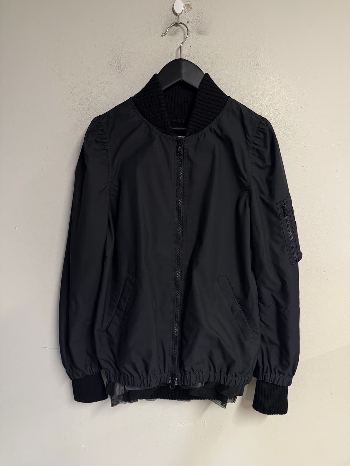 SACAI Layered bomber jacket 상품이미지1