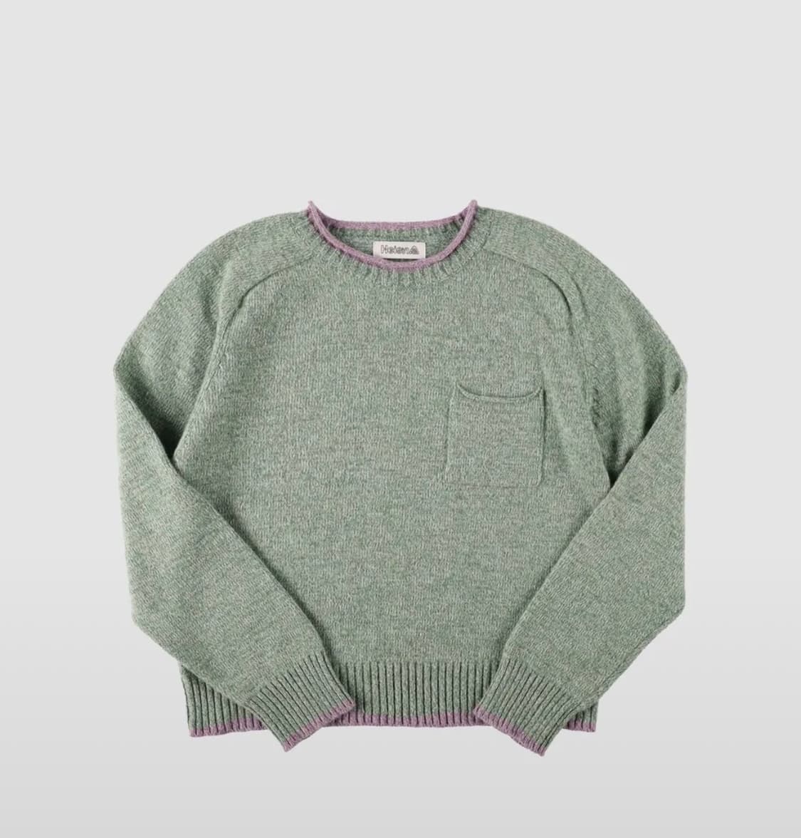 하이산 더스티 풀 오버 니트 민트 상품이미지1