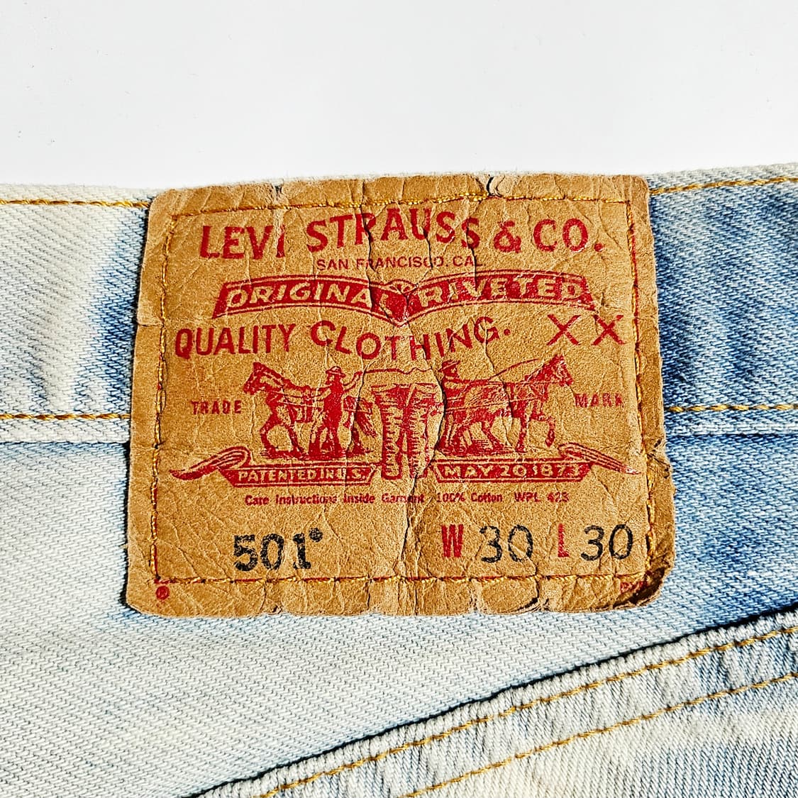 [30][리바이스]90's 501®오리지널스트레이트 타이다이 워시드 데님 상품이미지7
