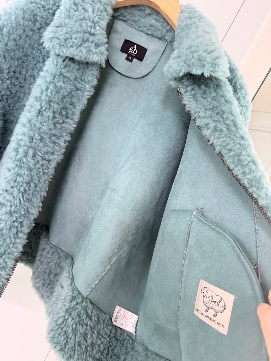 리얼 양퍼 무스탕 자켓 상품이미지6