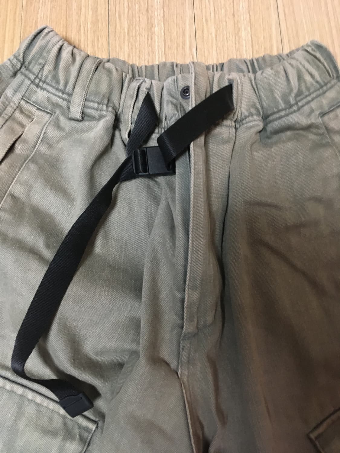 [4] 해칭룸 밀팬츠 워시드 올리브 상품이미지3