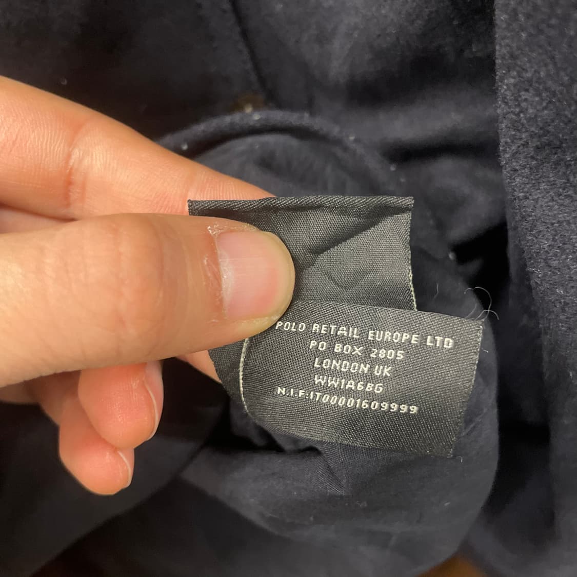 폴로 진스 컴퍼니 MSC 디어 클럽 패치 집업 모직 자켓 N298 상품이미지10