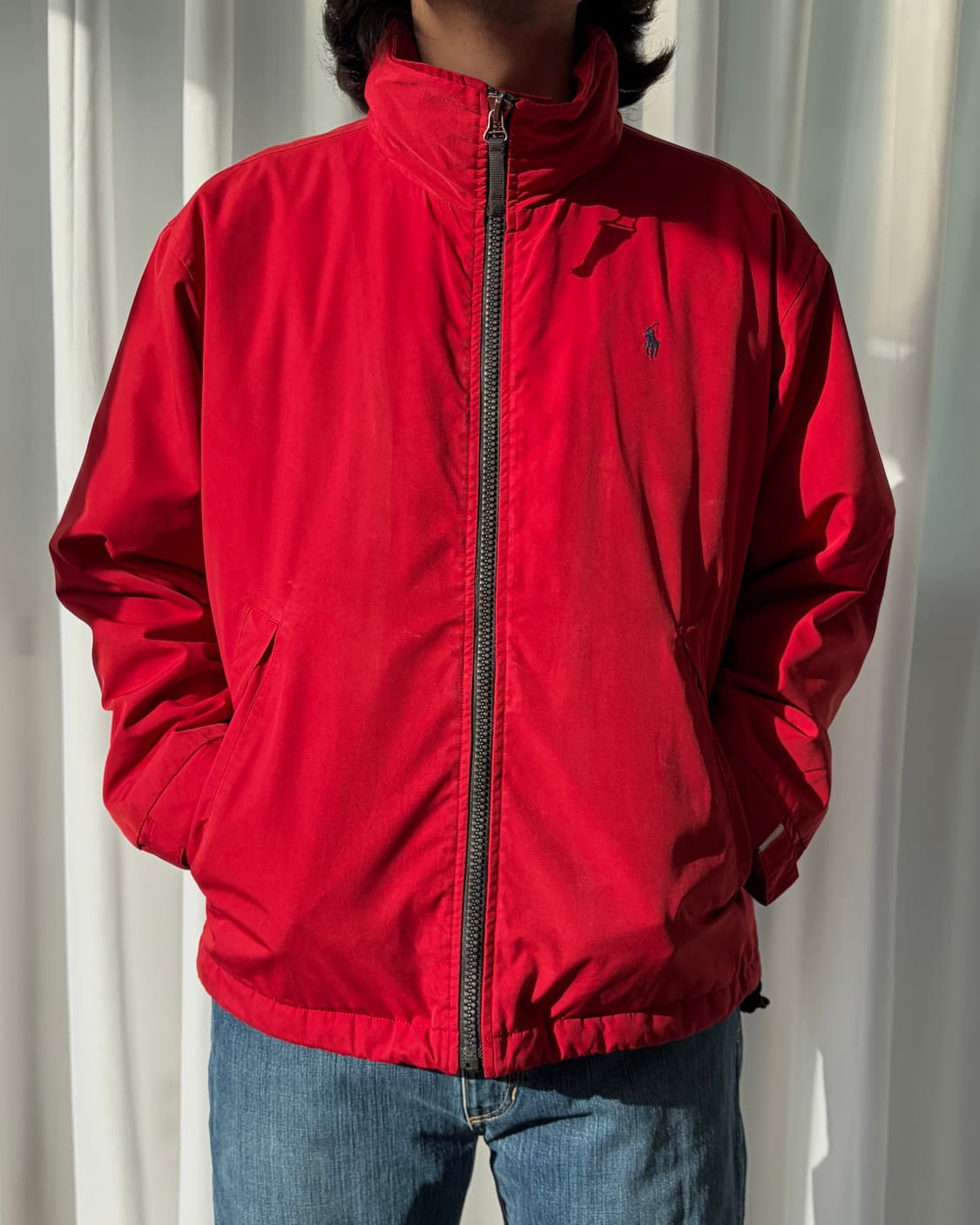 [L]폴로 랄프로렌 폴리쉘 레드 자켓 상품이미지2