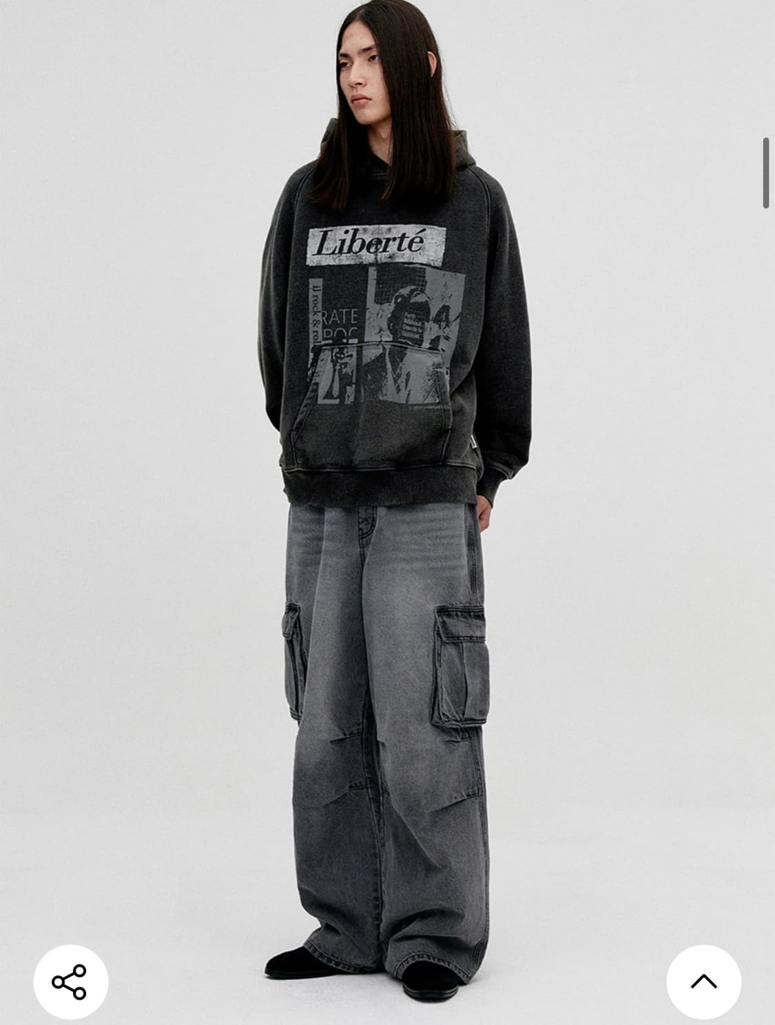 비바스튜디오 WIDE CARGO DENIM PANTS [GRAY] 상품이미지3