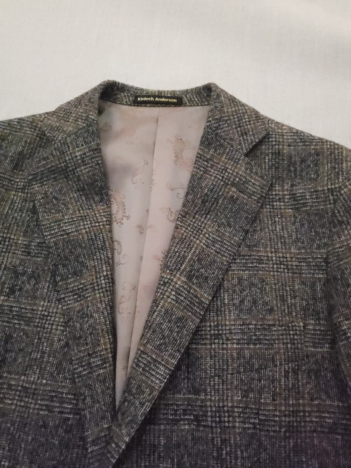 킨록앤더슨 체크 울 자켓 L 상품이미지2