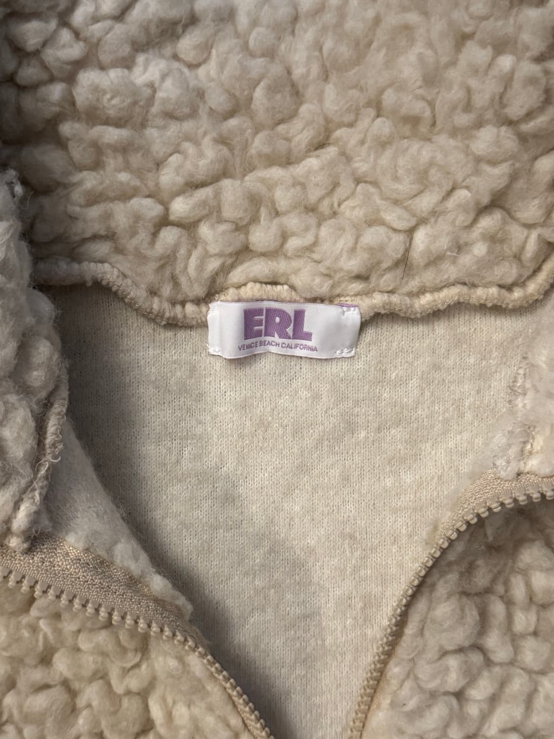 ERL 이알엘 플리스 하프 짚업 상품이미지4