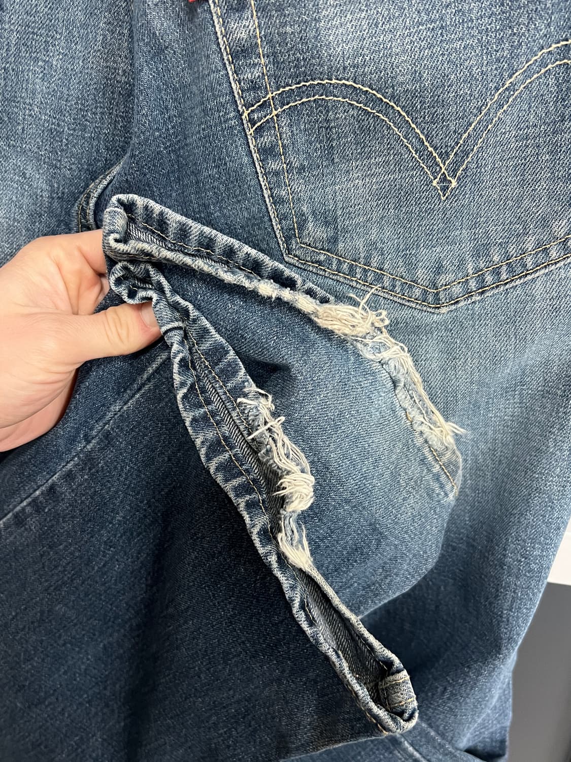 00‘s Levis 리바이스 569 루즈 스트레이트 데님 팬츠 상품이미지4