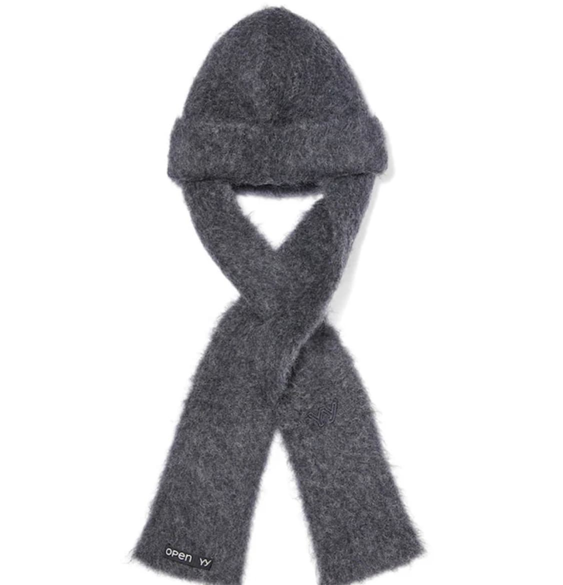 오픈와이와이 모헤어 스카프 비니 상품이미지1