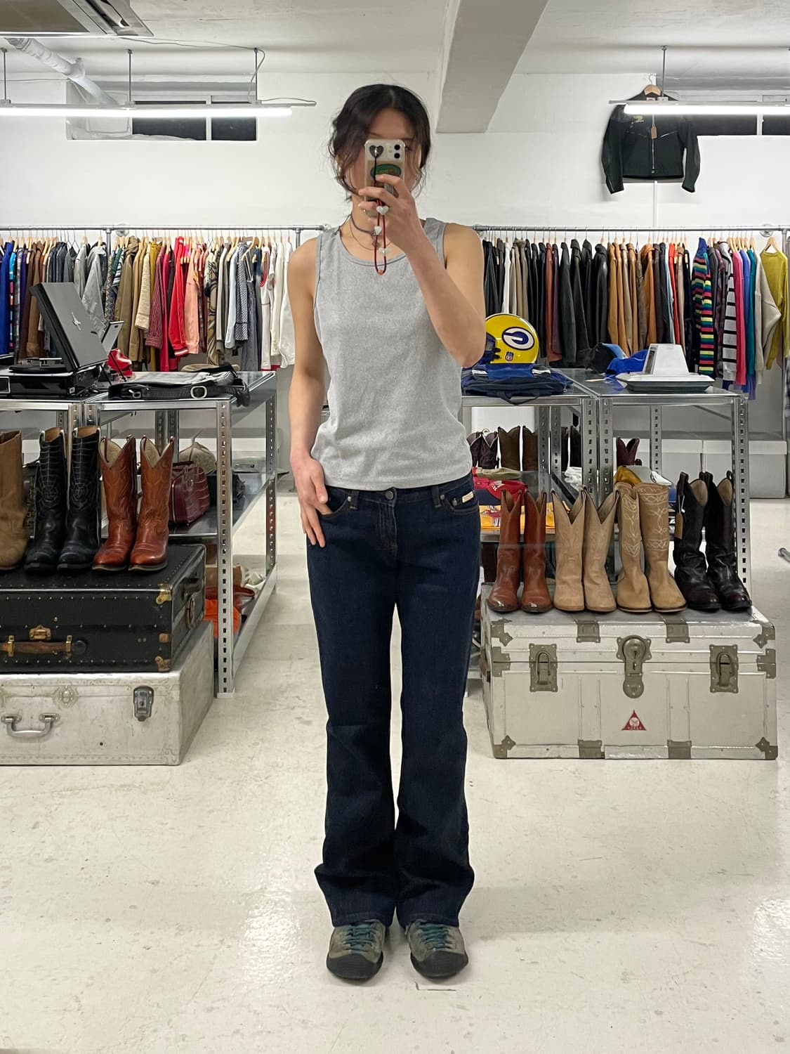 CALVIN KLEIN y2k low-rise boots cut 부츠컷 상품이미지3