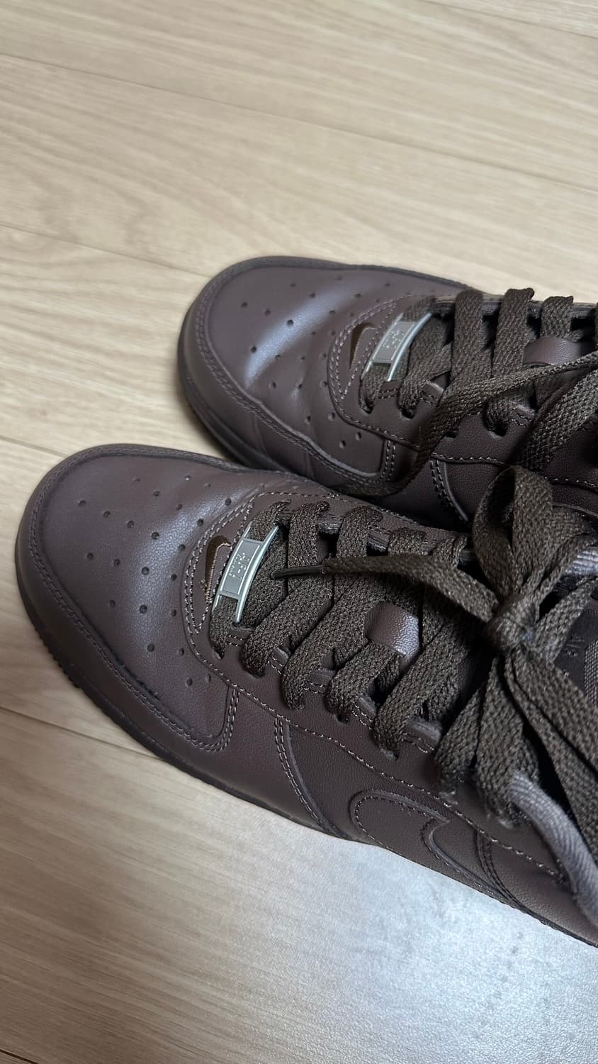 슈프림X나이키 에어포스 슈포스 1 로우 바로크 브라운 (245) 상품이미지3