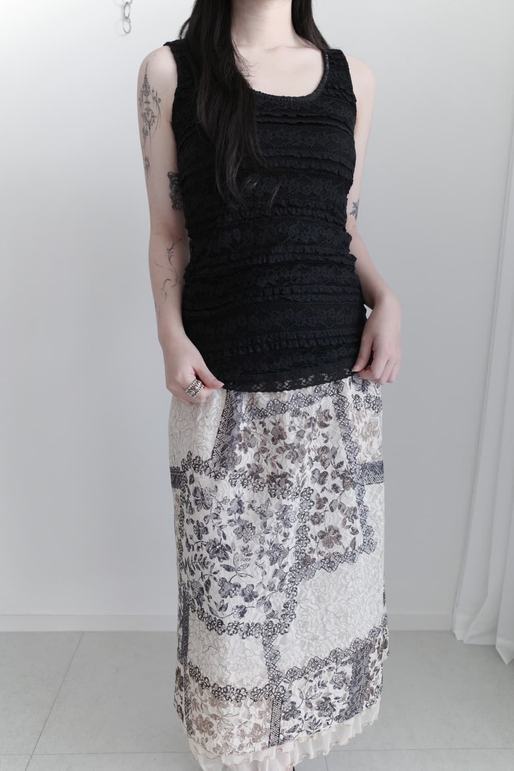 cecil mcbee) lace sleeveless 상품이미지6