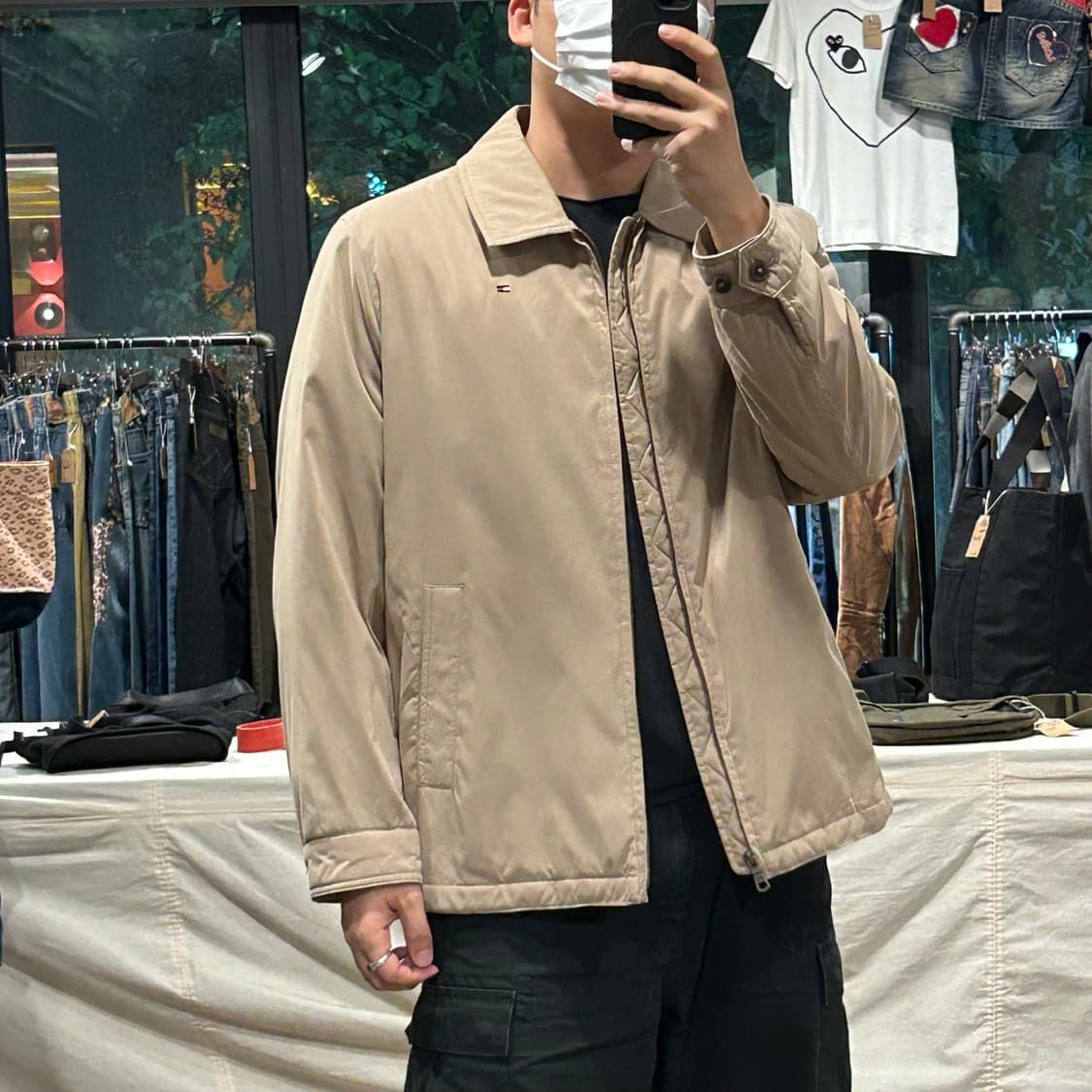 L) 타미힐피거 폴리쉘 퀼팅 자켓 점퍼 상품이미지10