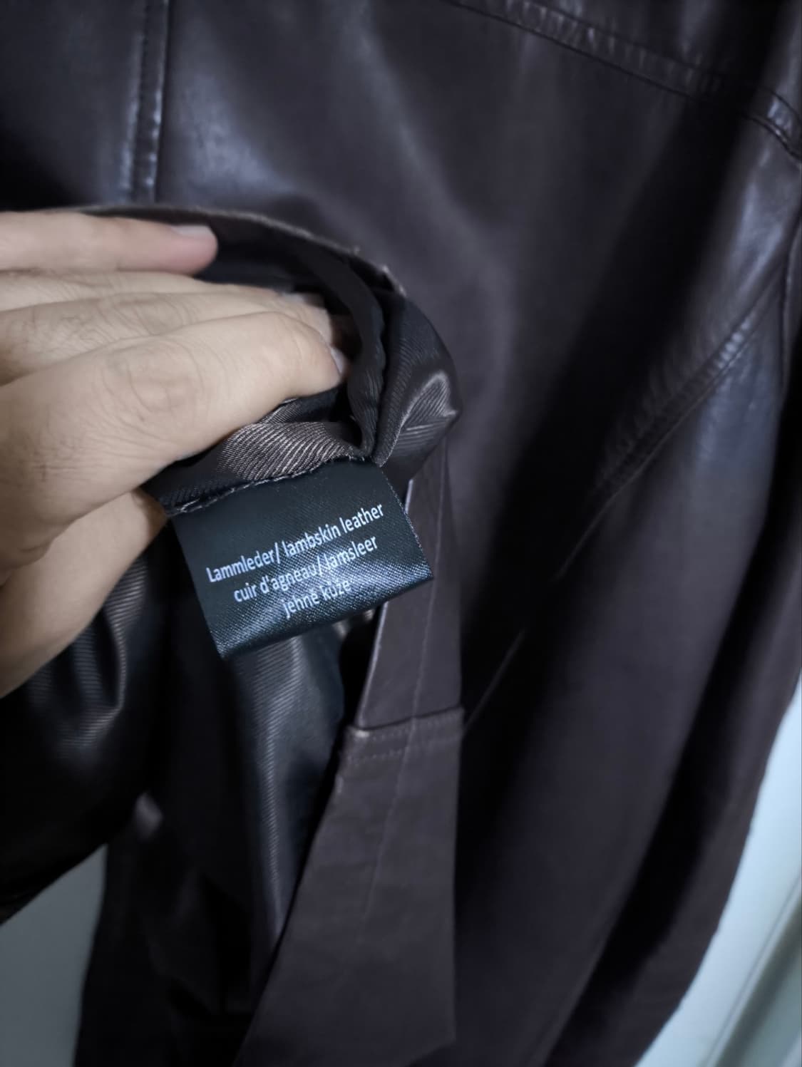 XL 카멜액티브 독일 램스킨 리얼가죽 자켓 상품이미지8