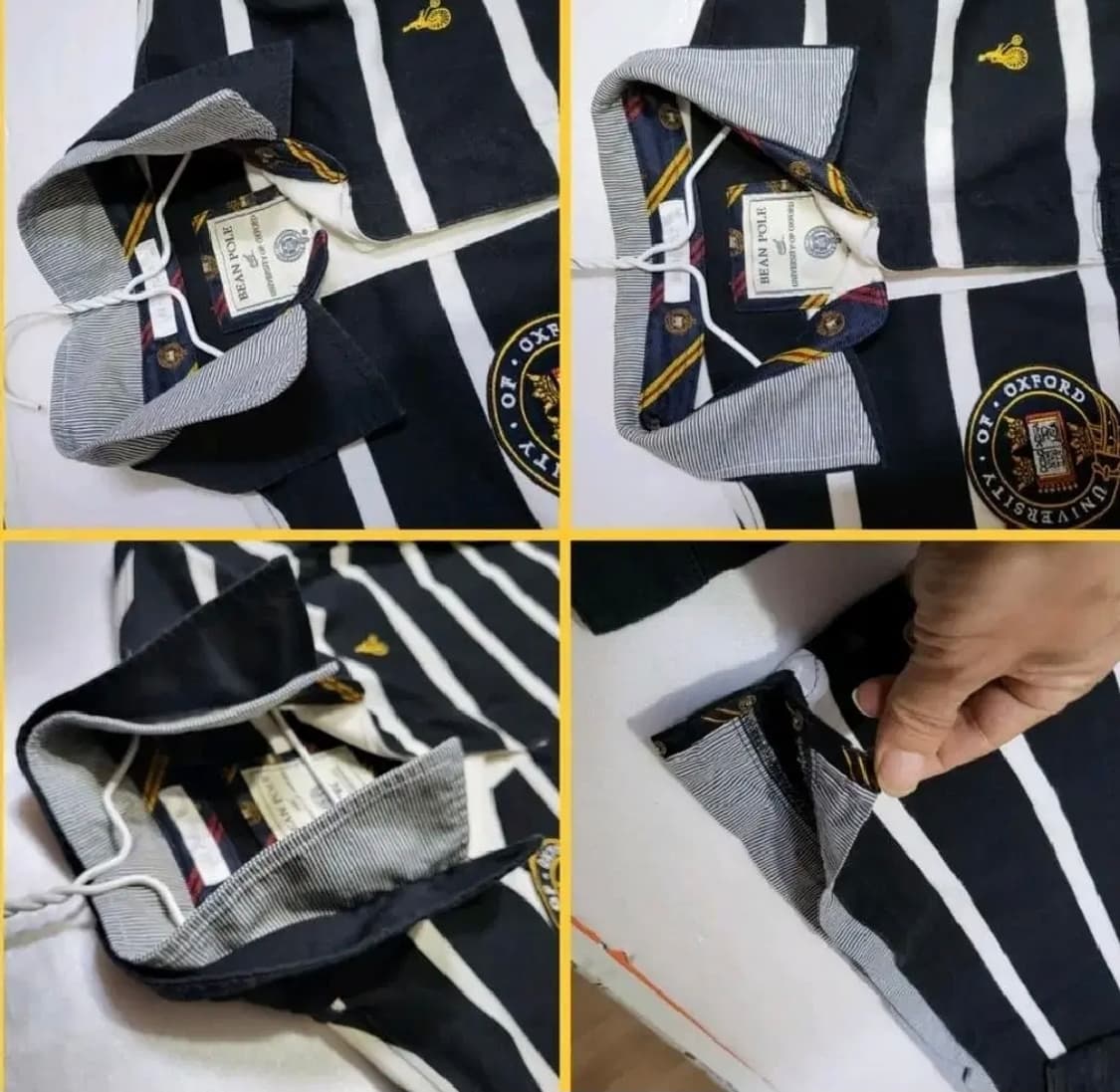 168 ) 최상급 빈폴 여s 너무예쁜 폴로 스트라이프 긴팔티셔츠 상품이미지5