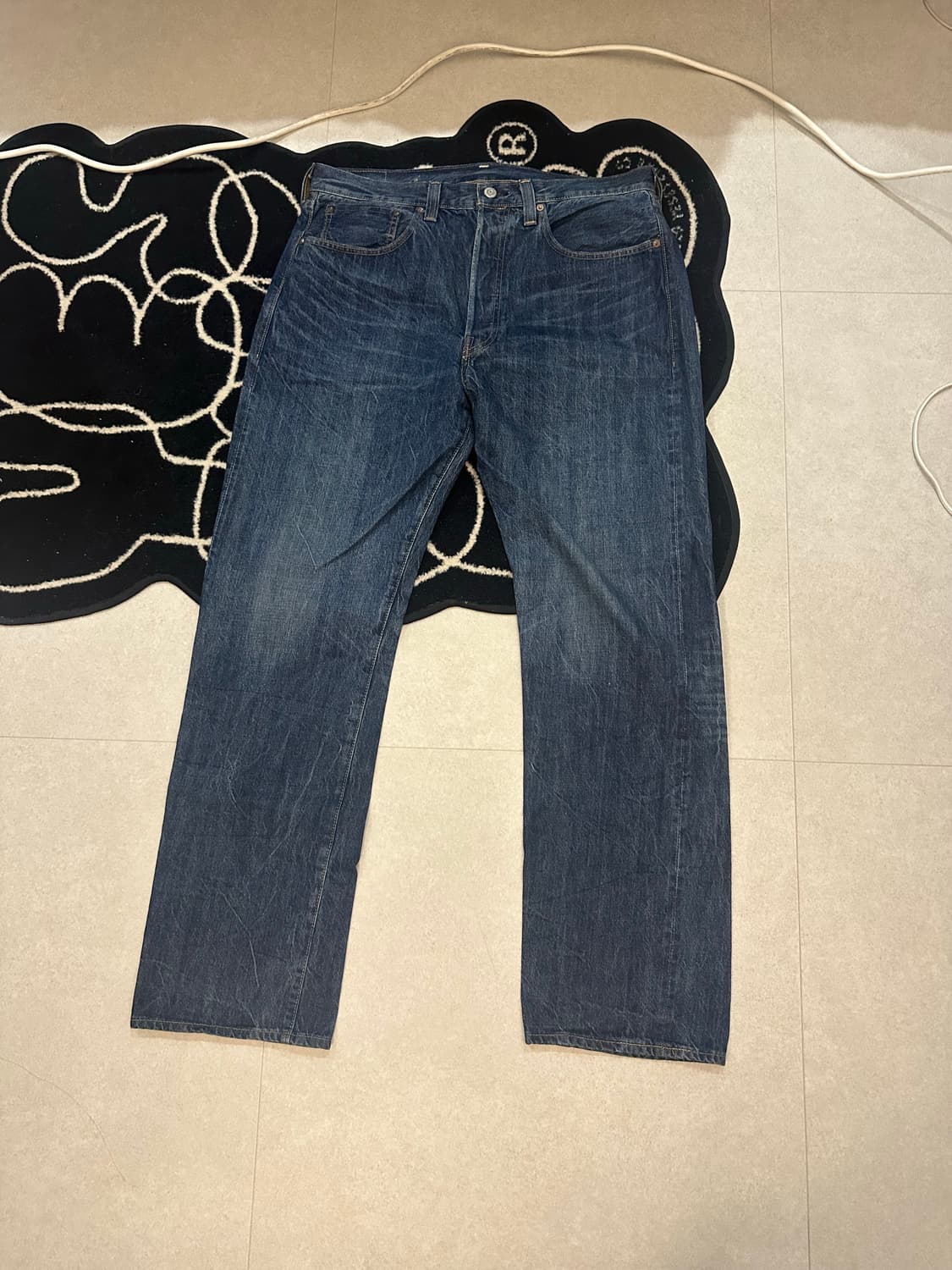 리바이스 LVC 47501 미디엄 워싱 셀비지 데님진 (levis vin 상품이미지6