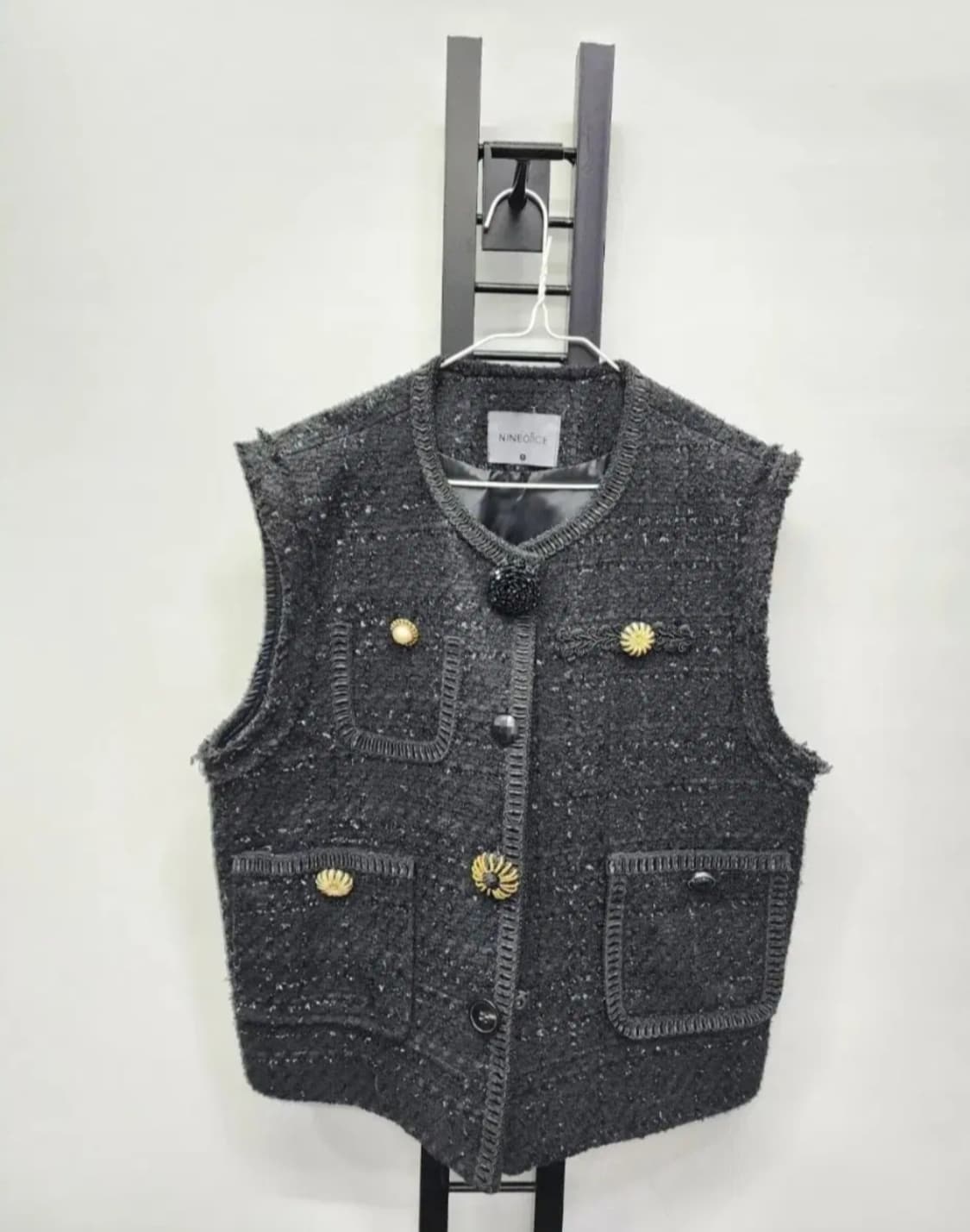 NINEONCE  트위드 조끼 프리사이즈 상품이미지1
