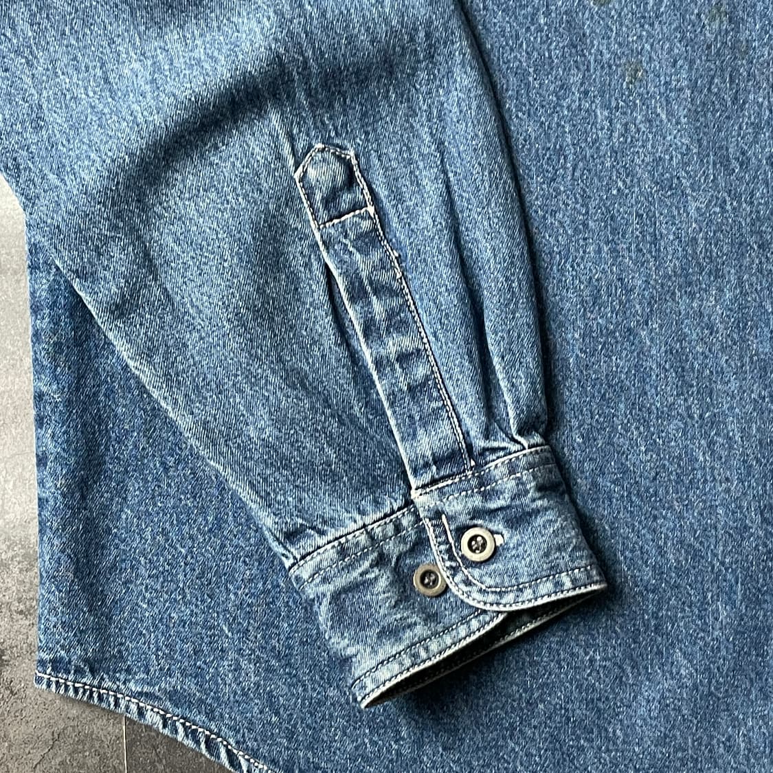 ARIZONA JEAN COMPANY 빈티지 데님 코튼 셔츠 A00488 상품이미지6