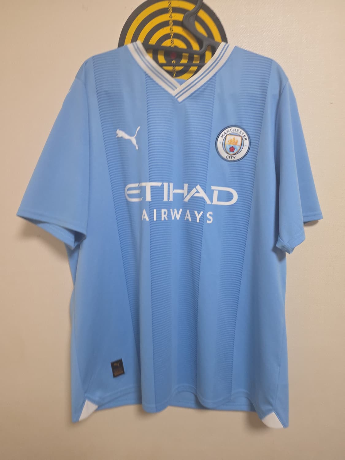 맨시티 내한 한정판 유니폼 xl 홀란마킹 상품이미지1