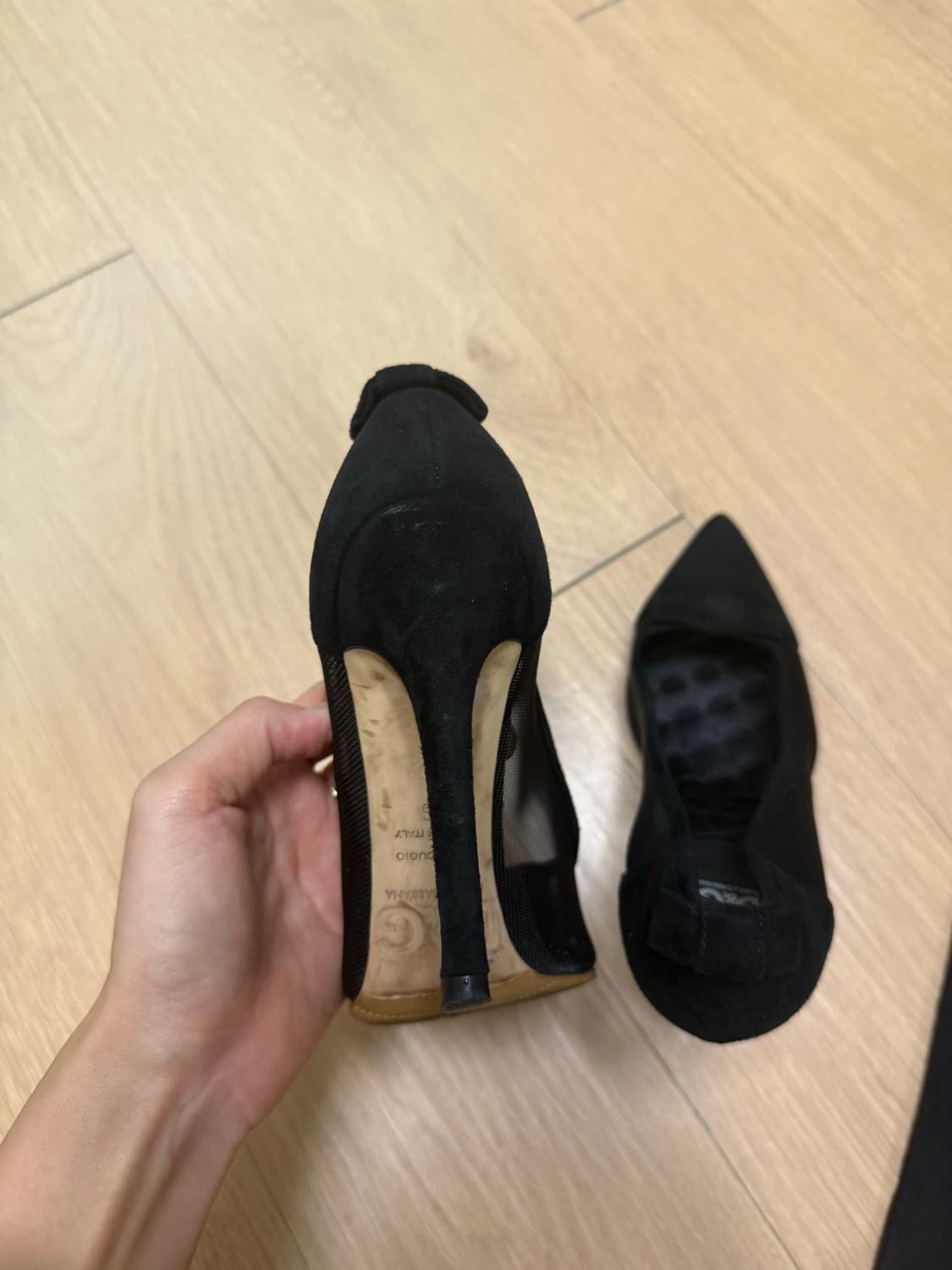 D&G 블랙 하이힐 상품이미지3