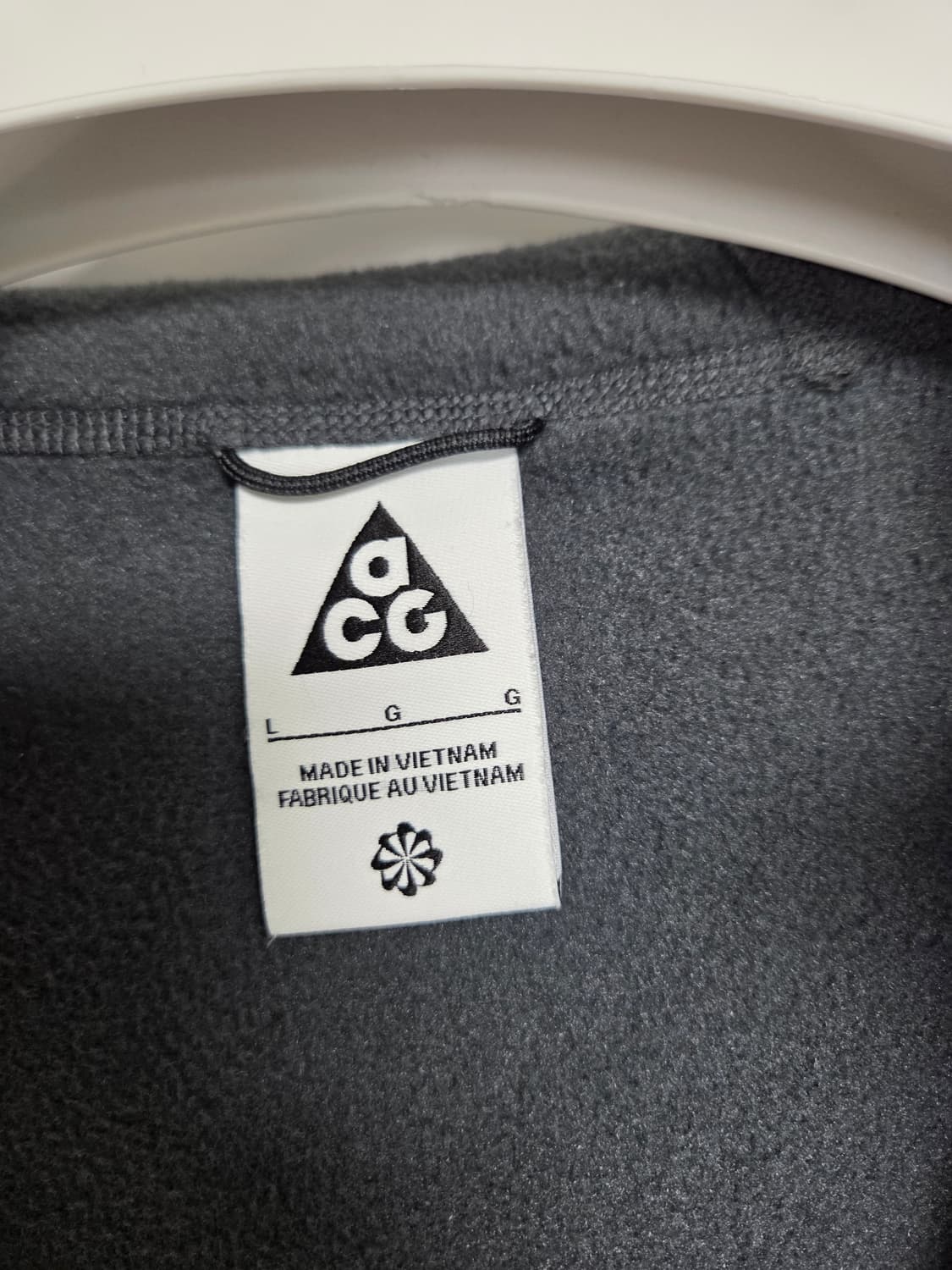 나이키 ACG 폴라텍 울프 트리 풀 집 탑 앤트러사이트 - 아시아 L 상품이미지5