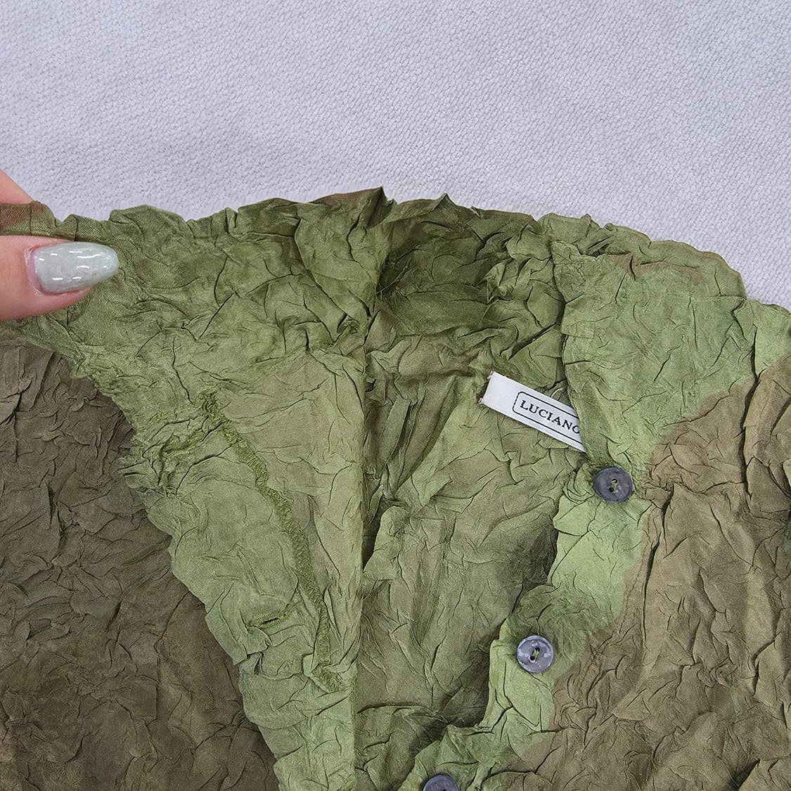 [88-160] 루치아노최 주름 견 셔츠 0127J 상품이미지3