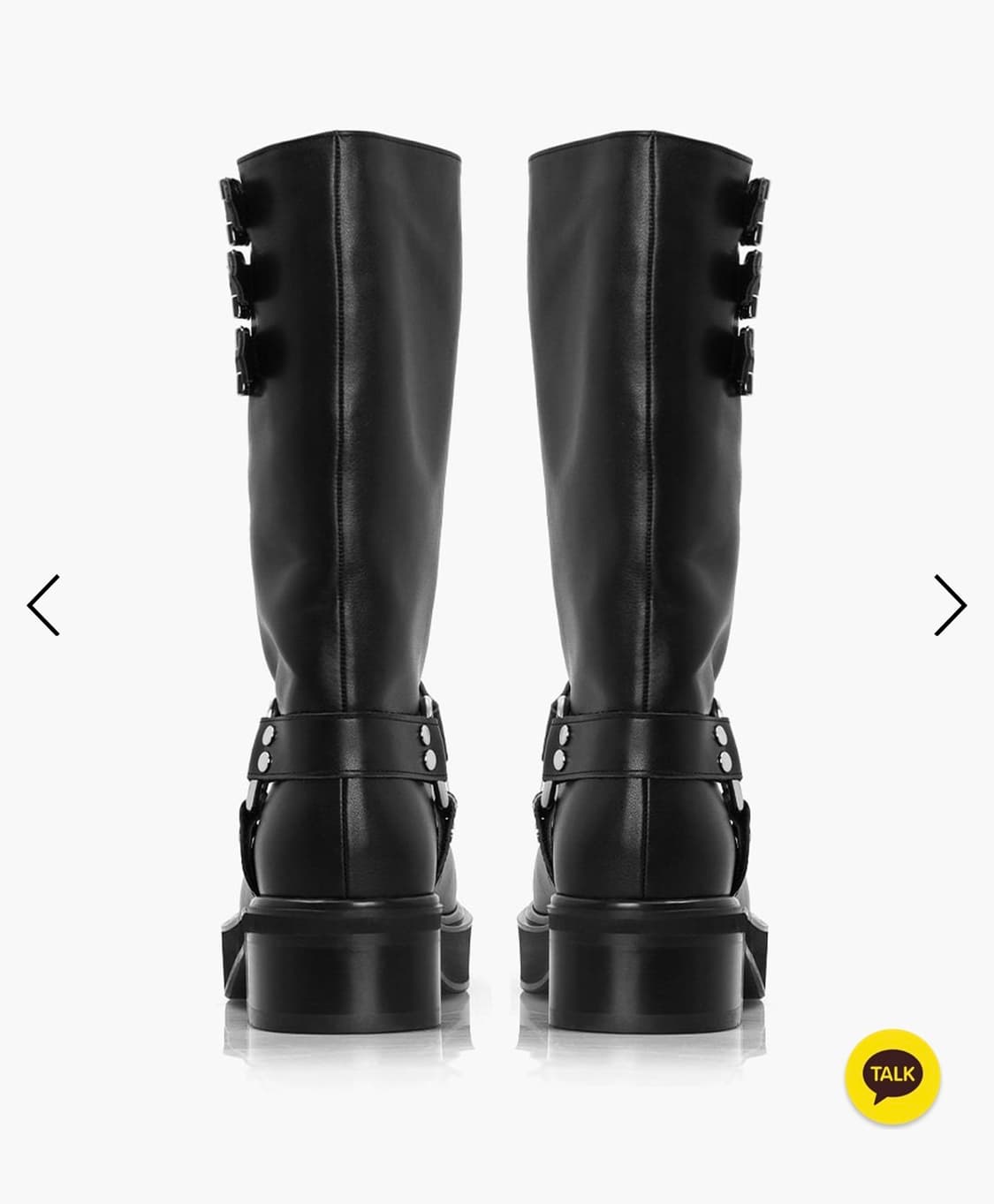 러프넥 620 세이디 바이커부츠 블랙 230 상품이미지4