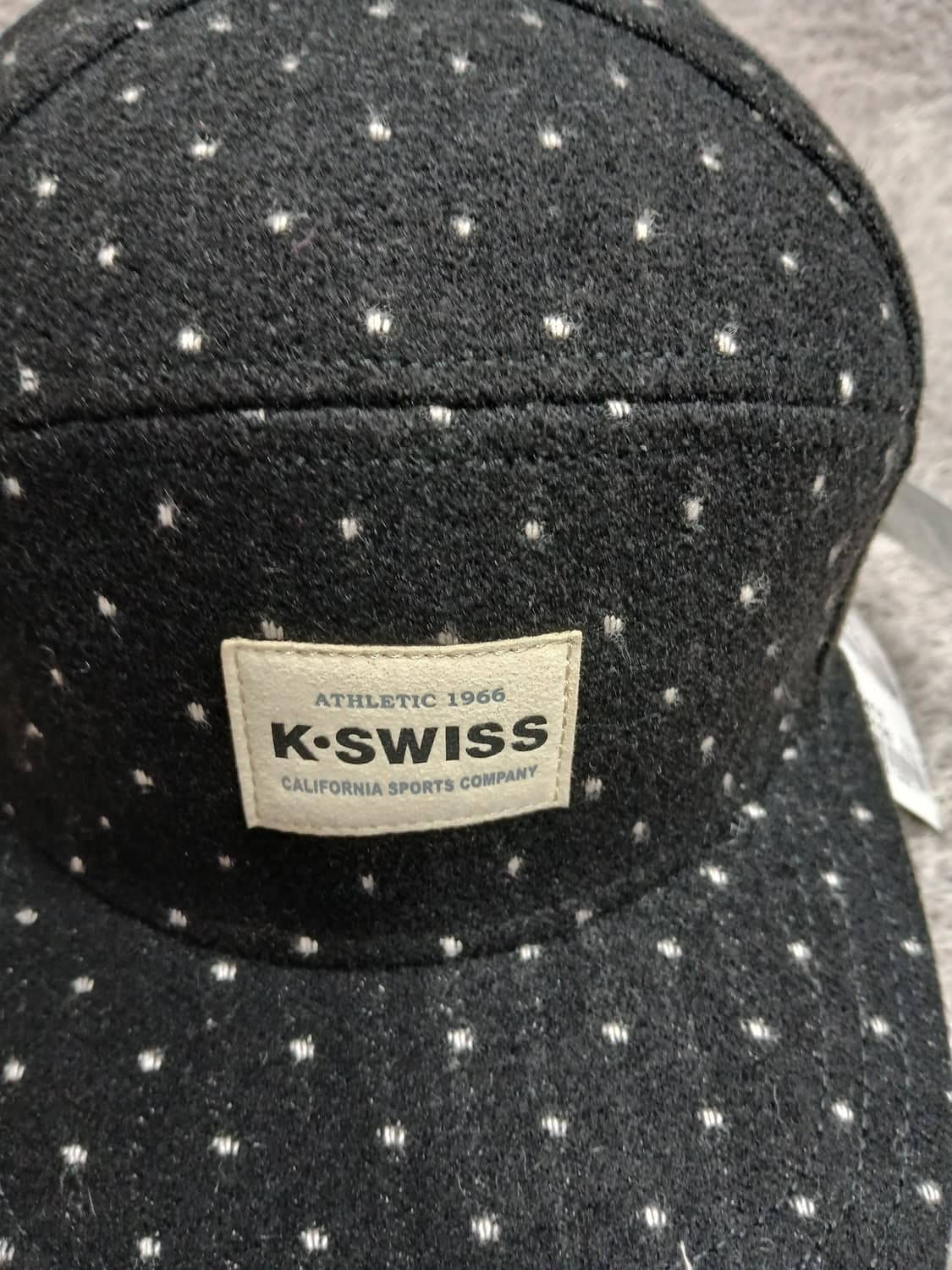 K-SWISS 따뜻한울소재 블랙 캡모자 새제품 상품이미지2