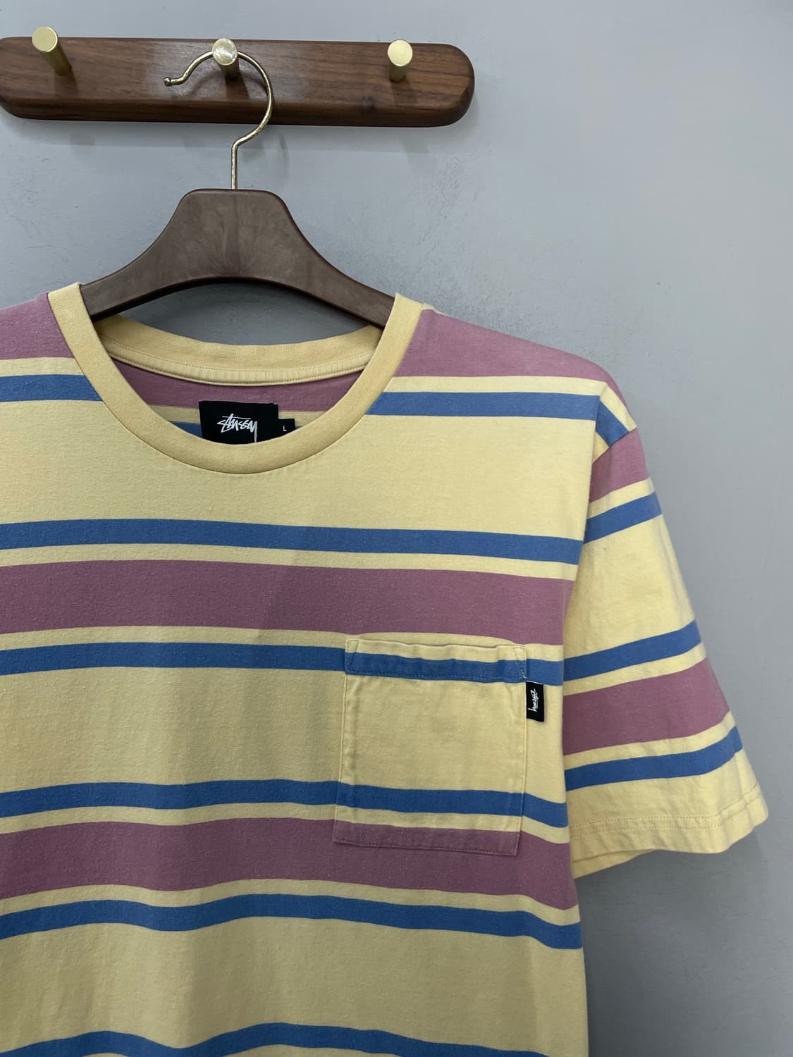 스투시 스트라이프 반팔 H2257 상품이미지3