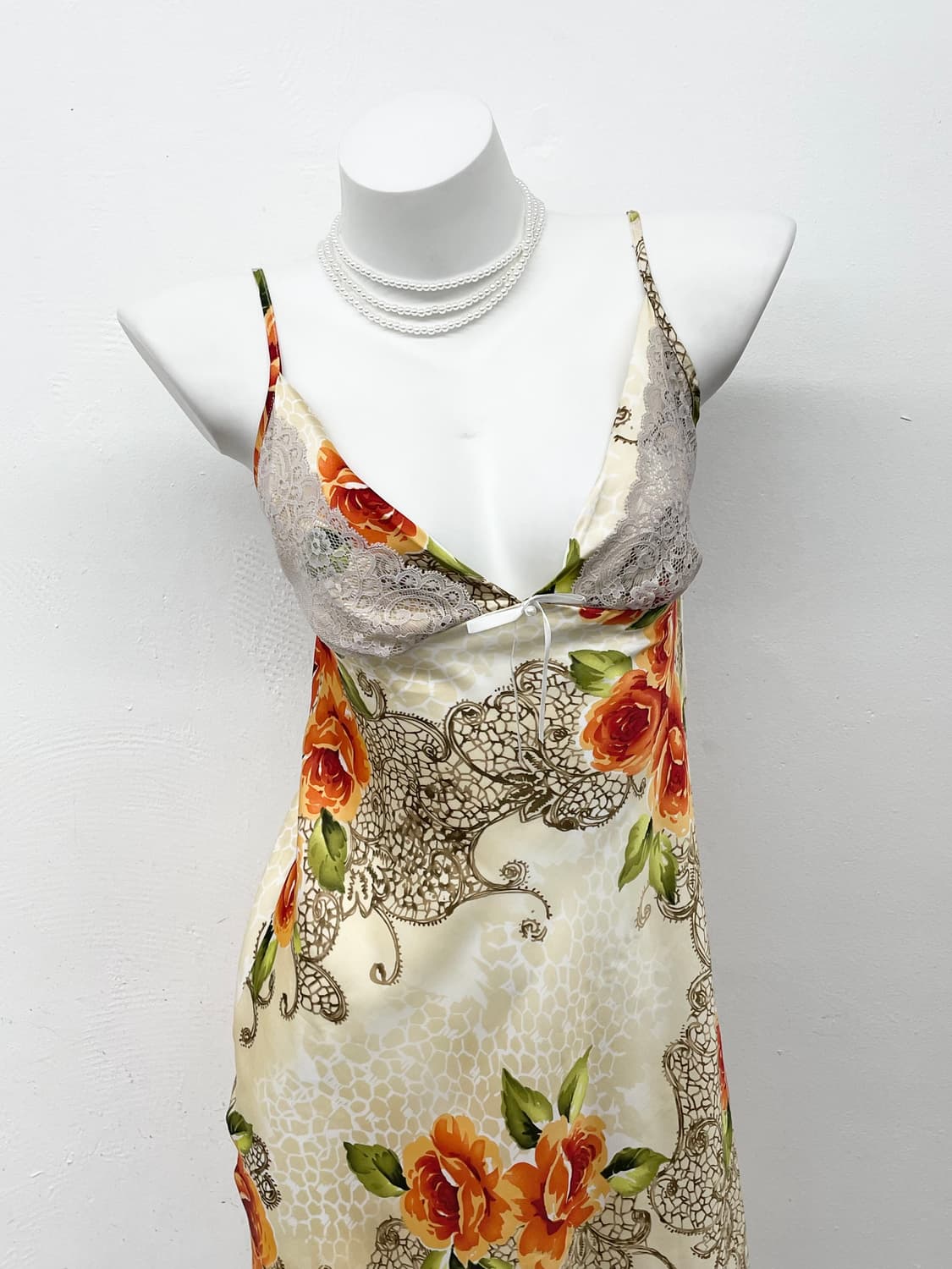 오리엔탈 새틴 레이스 슬립 상품이미지2