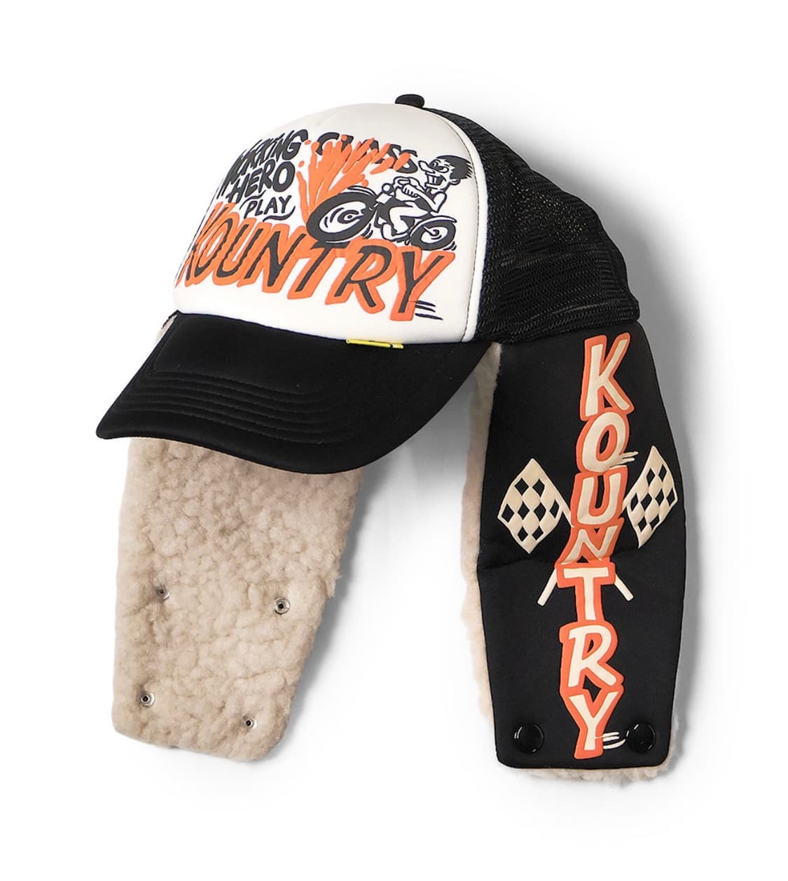 (OS)캐피탈 컨트리 레이서 럼버 트러커캡 상품이미지8