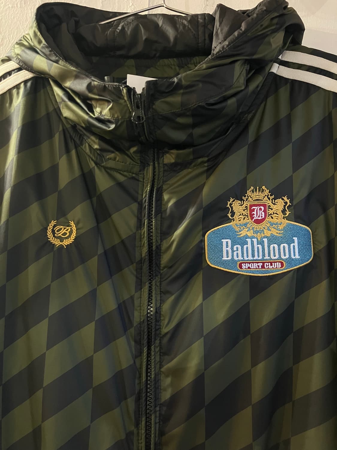 배드블러드 체크 바람막이 L 상품이미지2