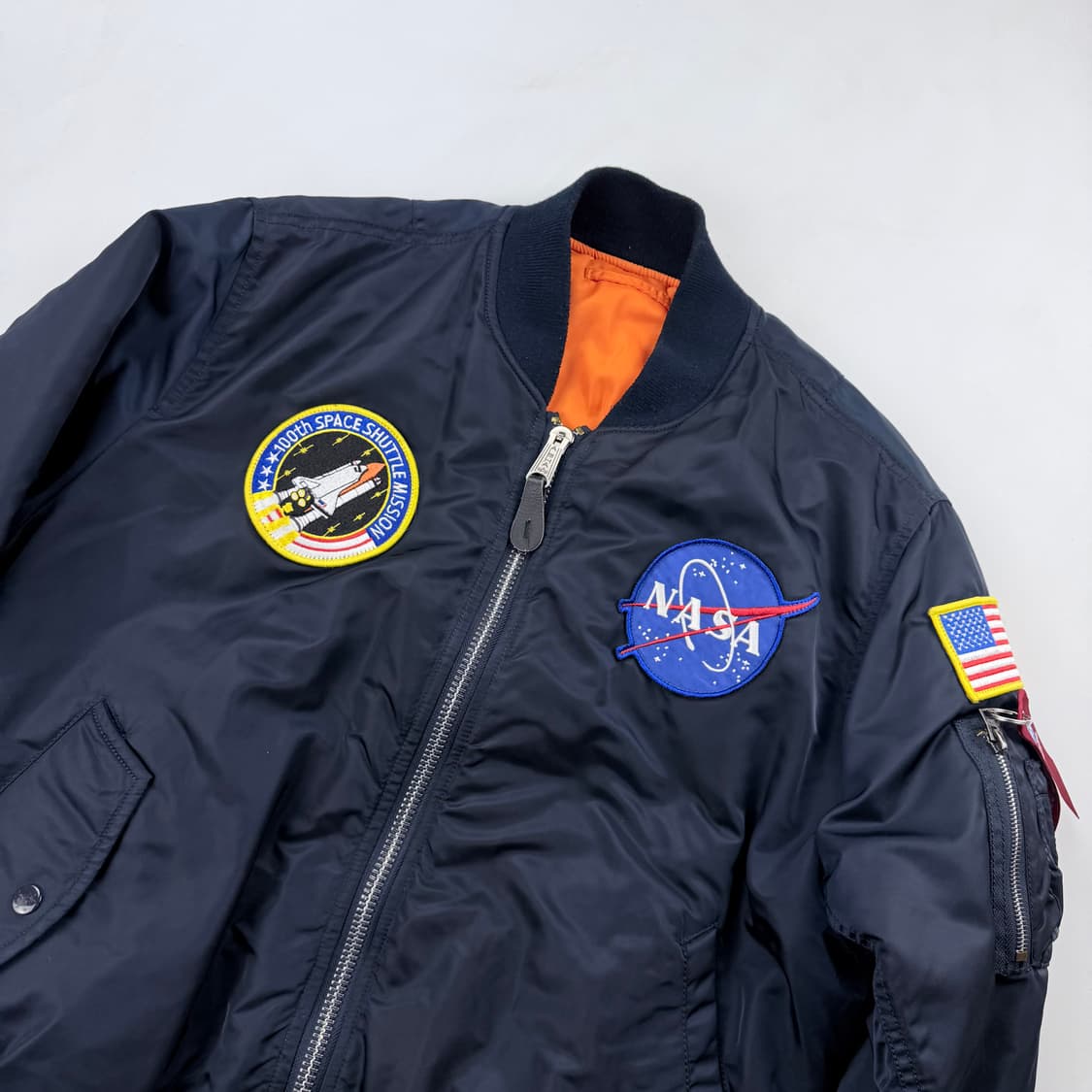 알파인더스트리 나사 ma1 플라이트 자켓 상품이미지2