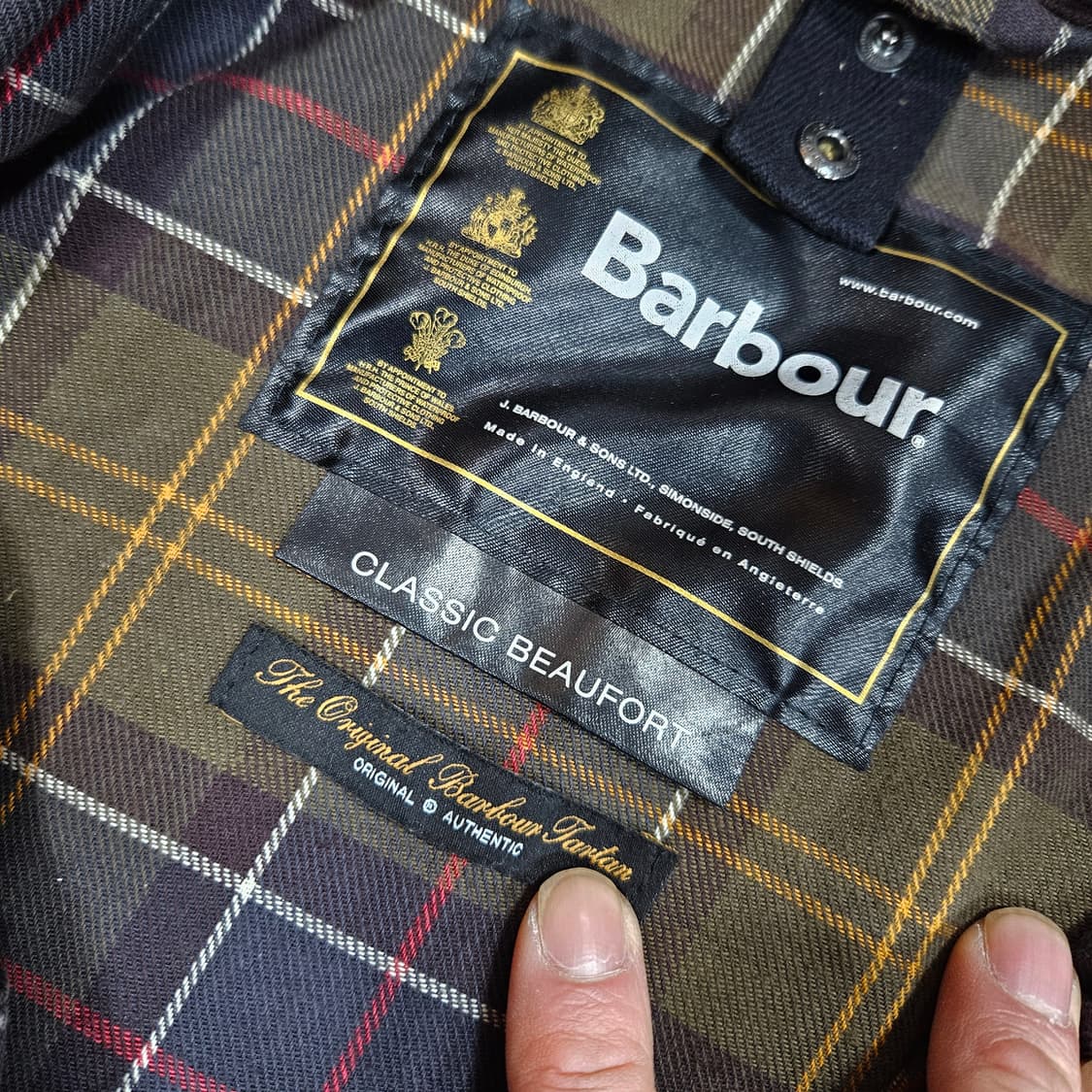 바버(Barbour) 빈티지 워시드 왁싱 클레식 자켓  상품이미지7