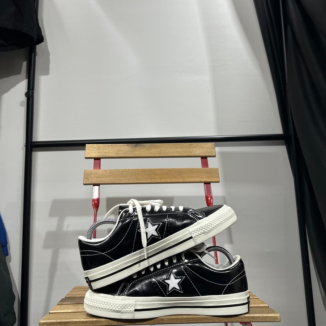 255) 컨버스 운동화 남성 남자 신발 원스타 블랙 스니커즈 상품이미지7