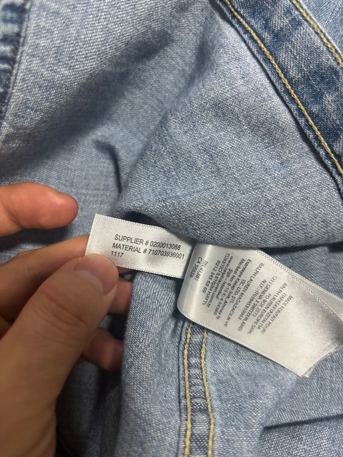 폴로 랄프로렌 데님 웨스턴 셔츠 M 팝니다. 상품이미지4