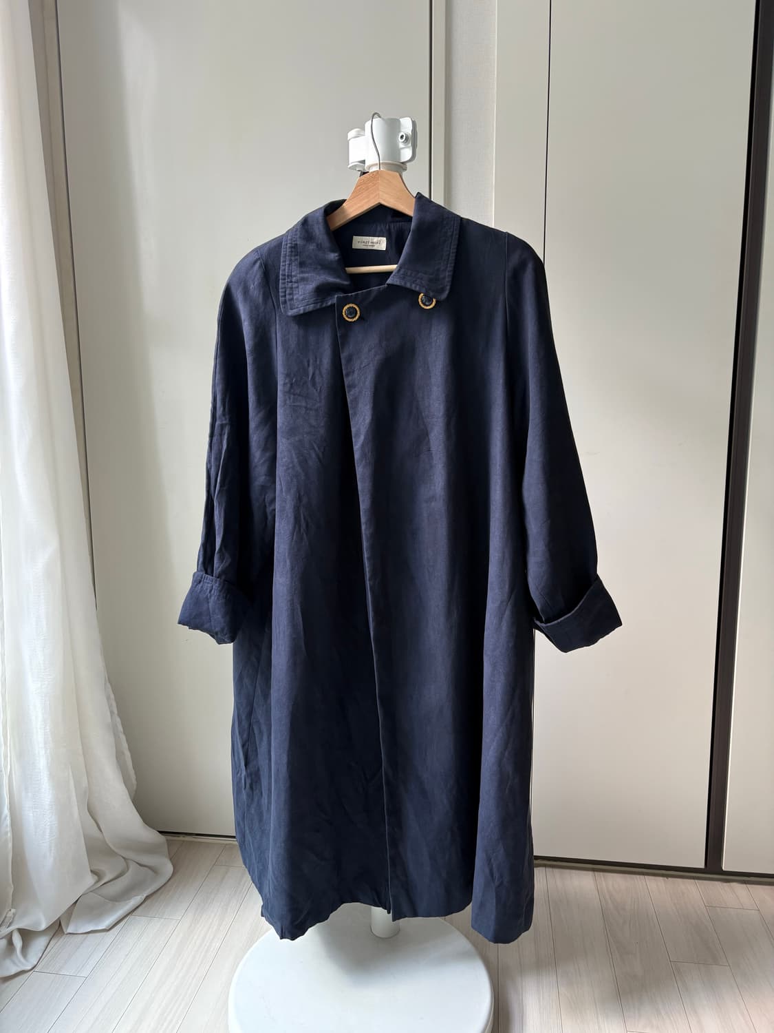 Matte Texture Long Coat 상품이미지1
