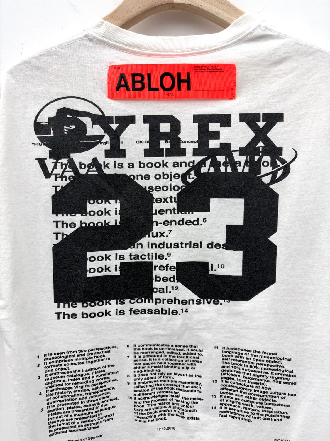 "FIGURES OF SPEECH" PYREX VISION T-SHIRT 상품이미지5