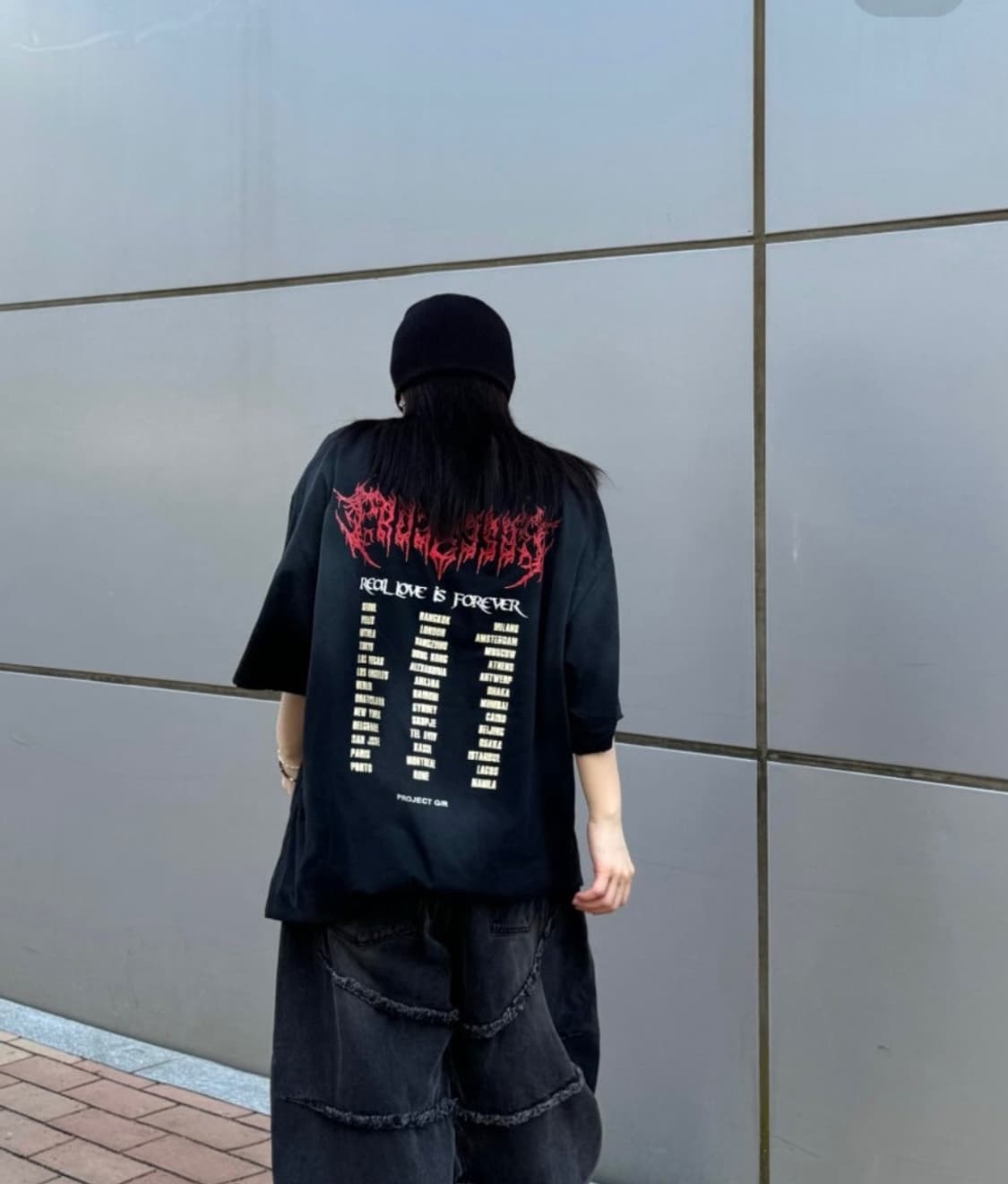 프로젝트지알 크로우 월드투어 티셔츠  상품이미지7