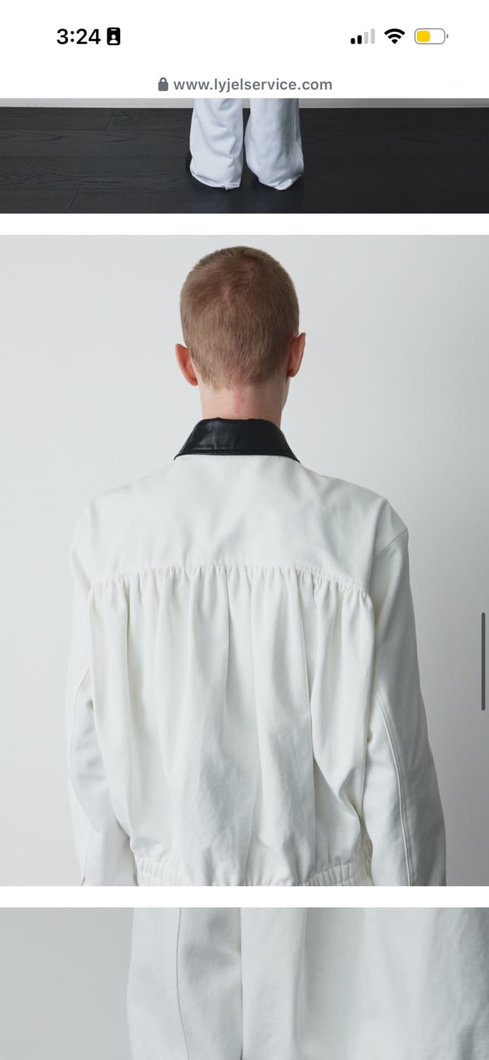 리젤서비스 화이트 봄버 상품이미지2