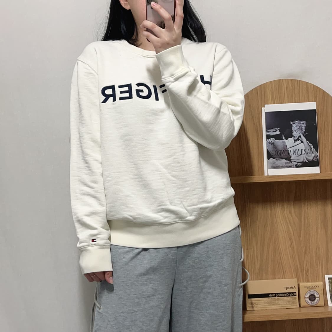 [정품] 타미 아이보리 빅로고 맨투맨 [ M ] 상품이미지2