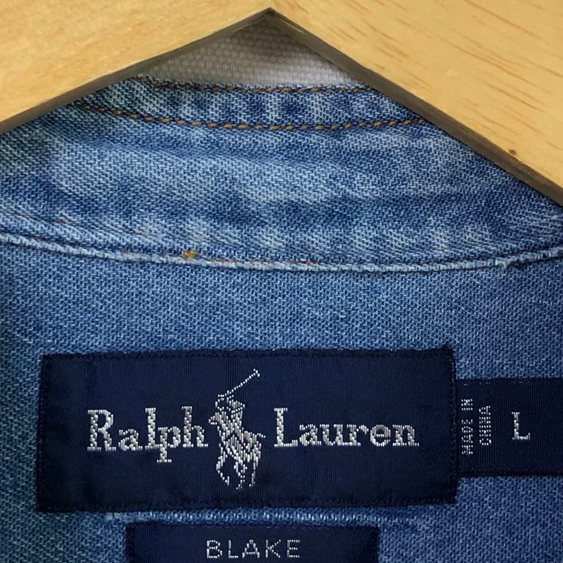 XL 폴로 데님 셔츠 상품이미지3