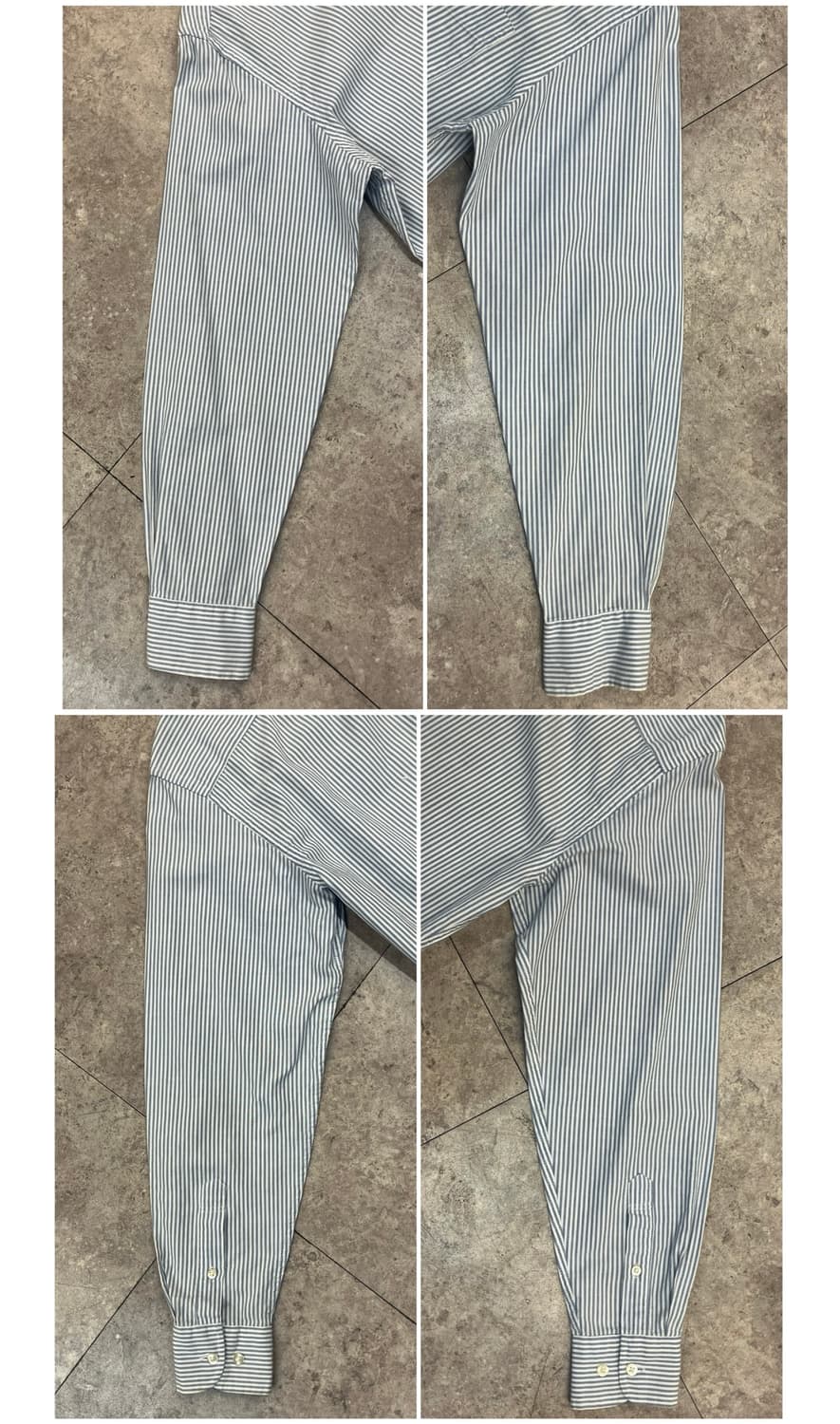 타미힐피거 스트라이프 셔츠 스카이블루XS #csz3490 상품이미지10