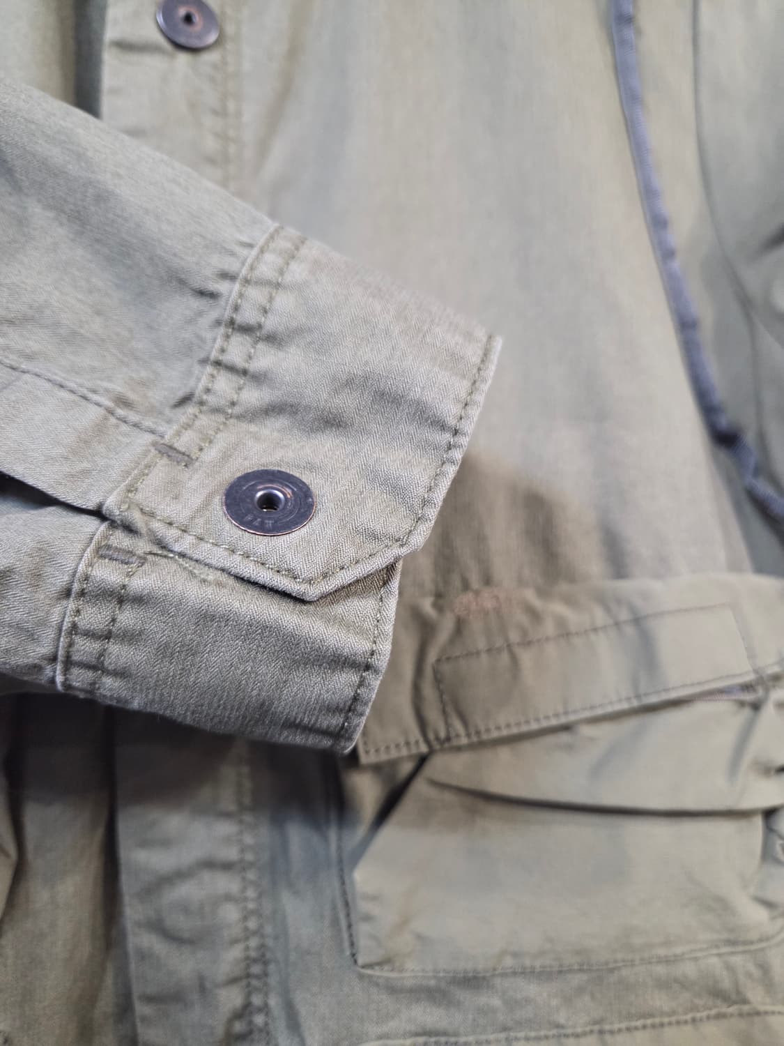 카키색 점프수트 작업복 스타일(S)남여공용 상품이미지5