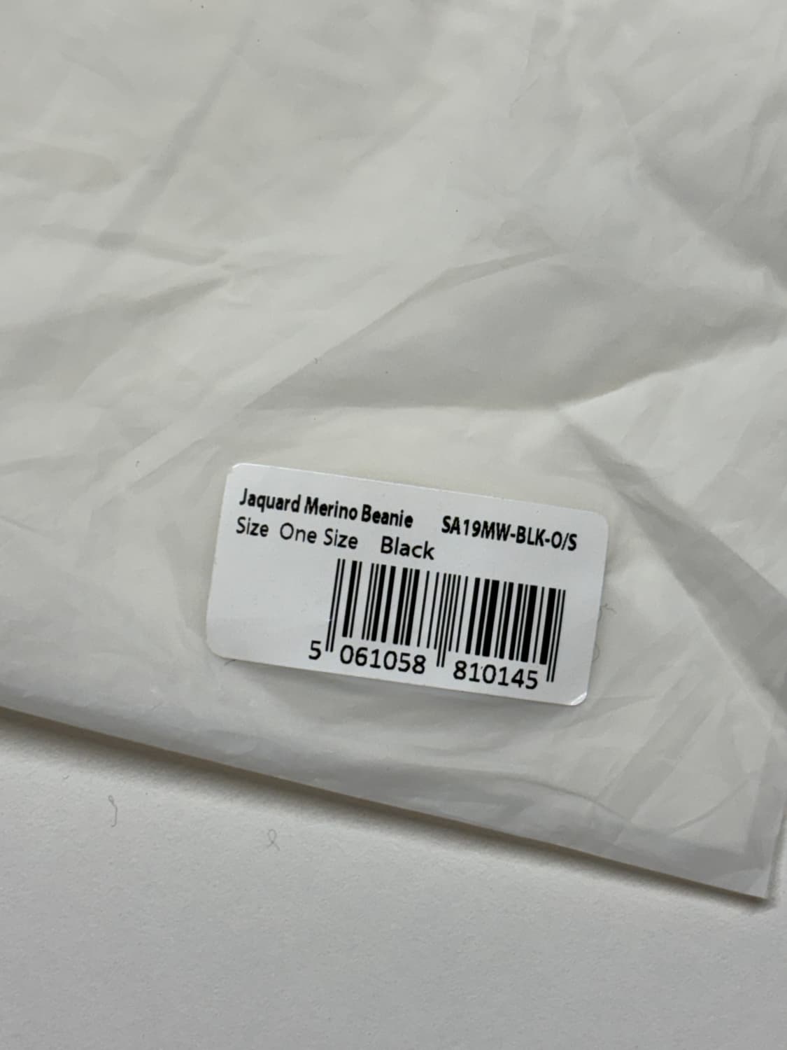 소어 러닝 자카드 패턴 메리노 실크 비니 상품이미지9